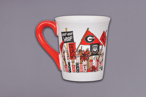 University of Georgia Bulldogs Ceramic Cheer Coffee Mug