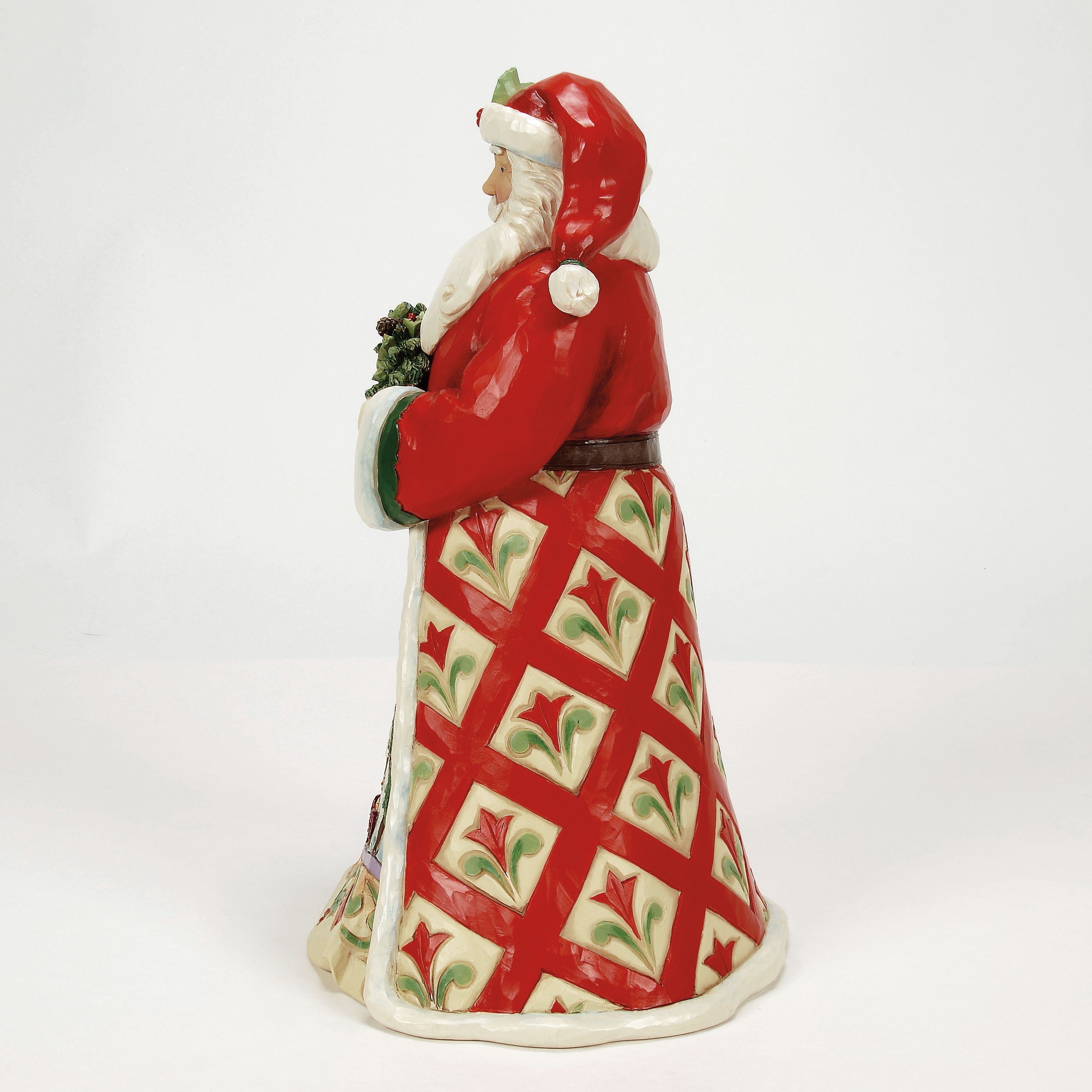 Christmas at the Lodge Santa Claus Holiday Figurine by Jim Shore