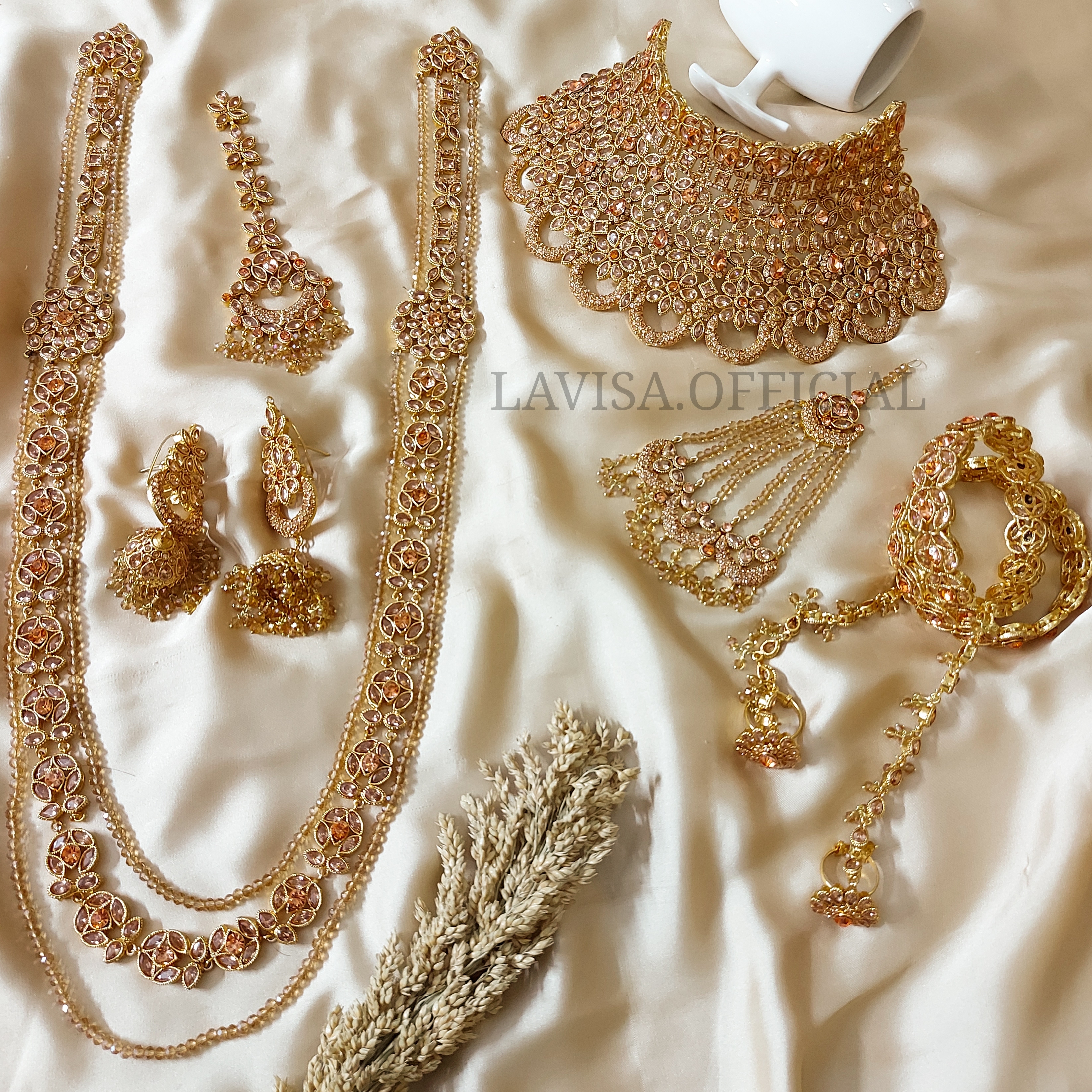 GOLD PLATED BRIDAL SET