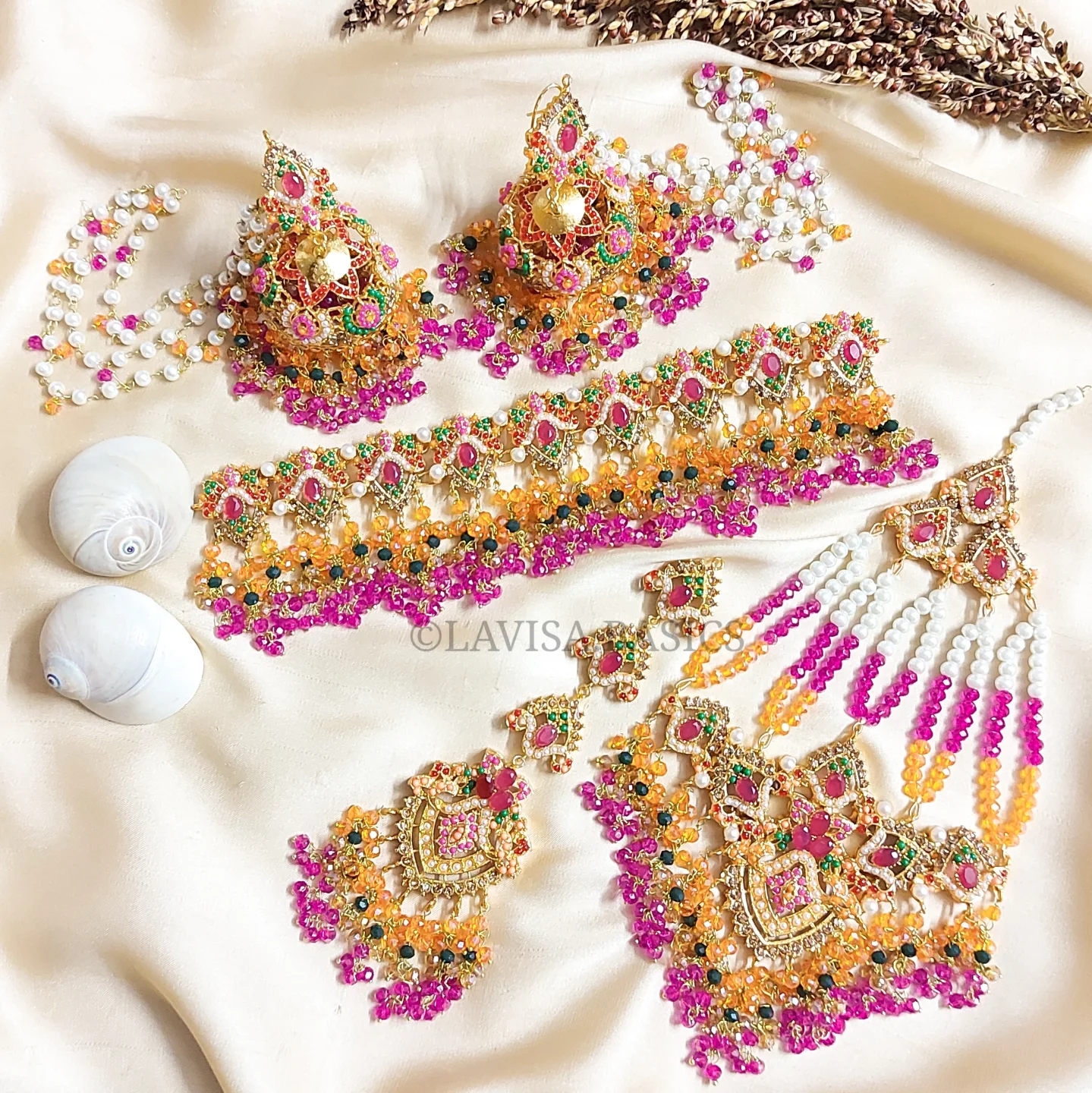 Nau-ratan Bridal set