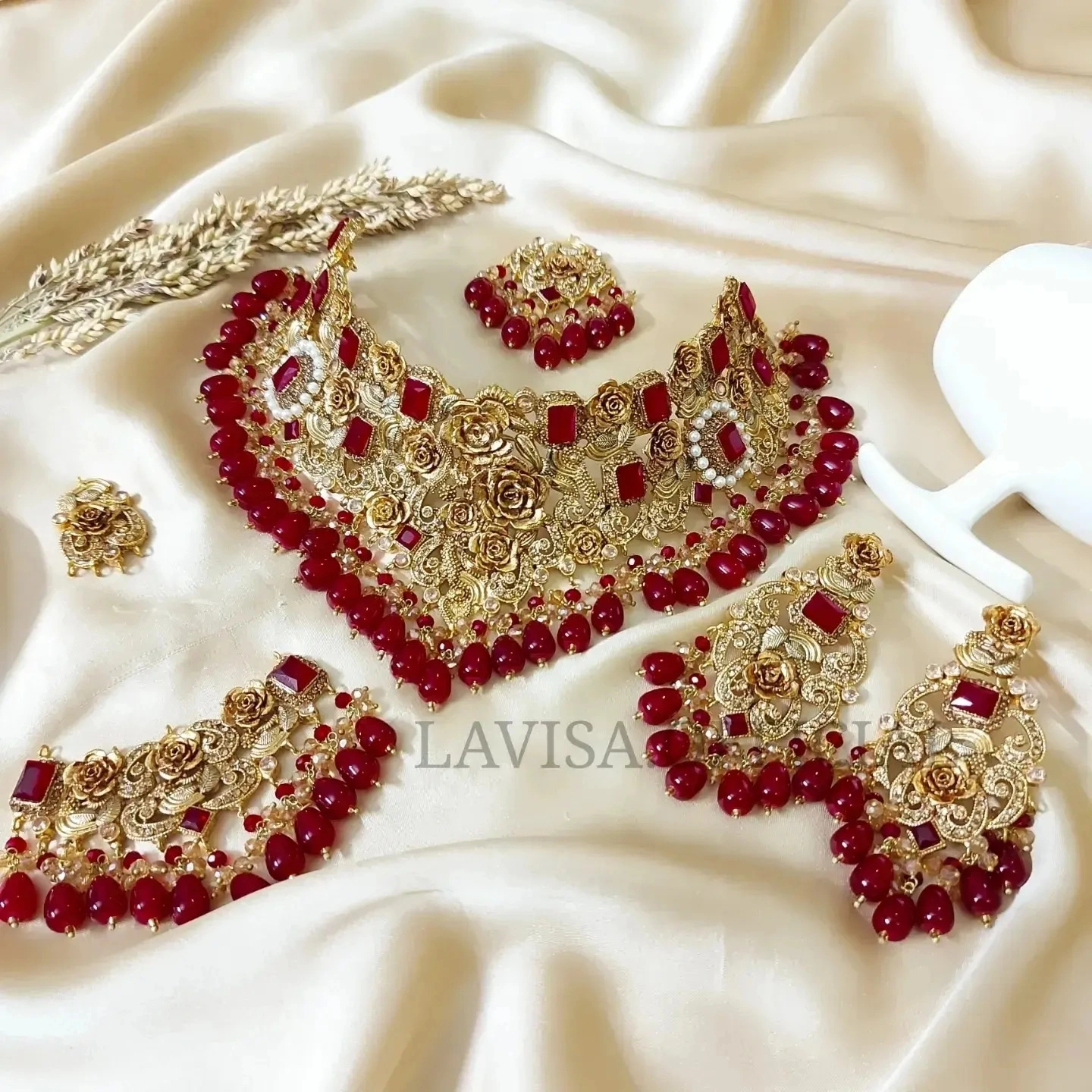 3D BRIDAL COLAR SET