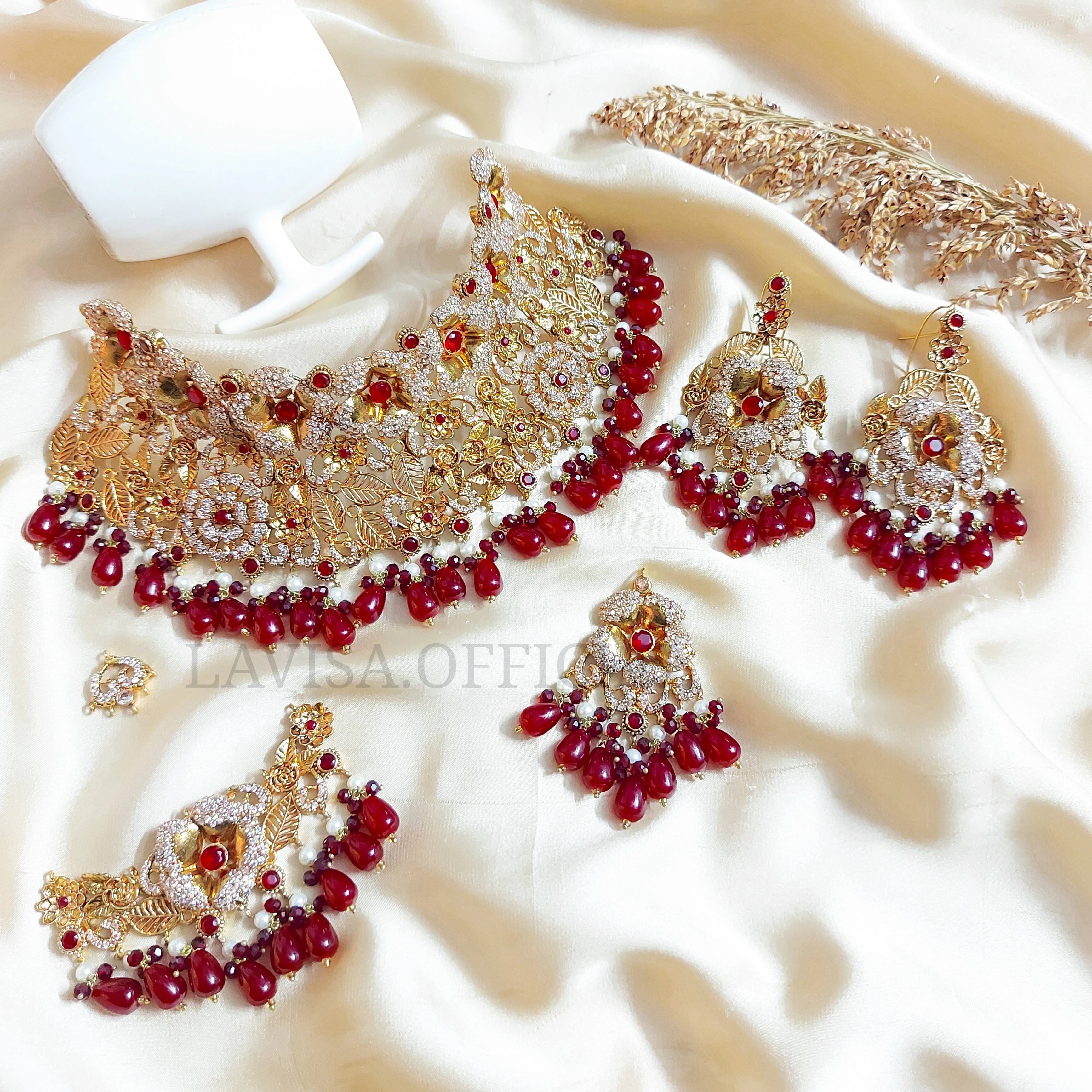 3D FLOWER Bridal Set