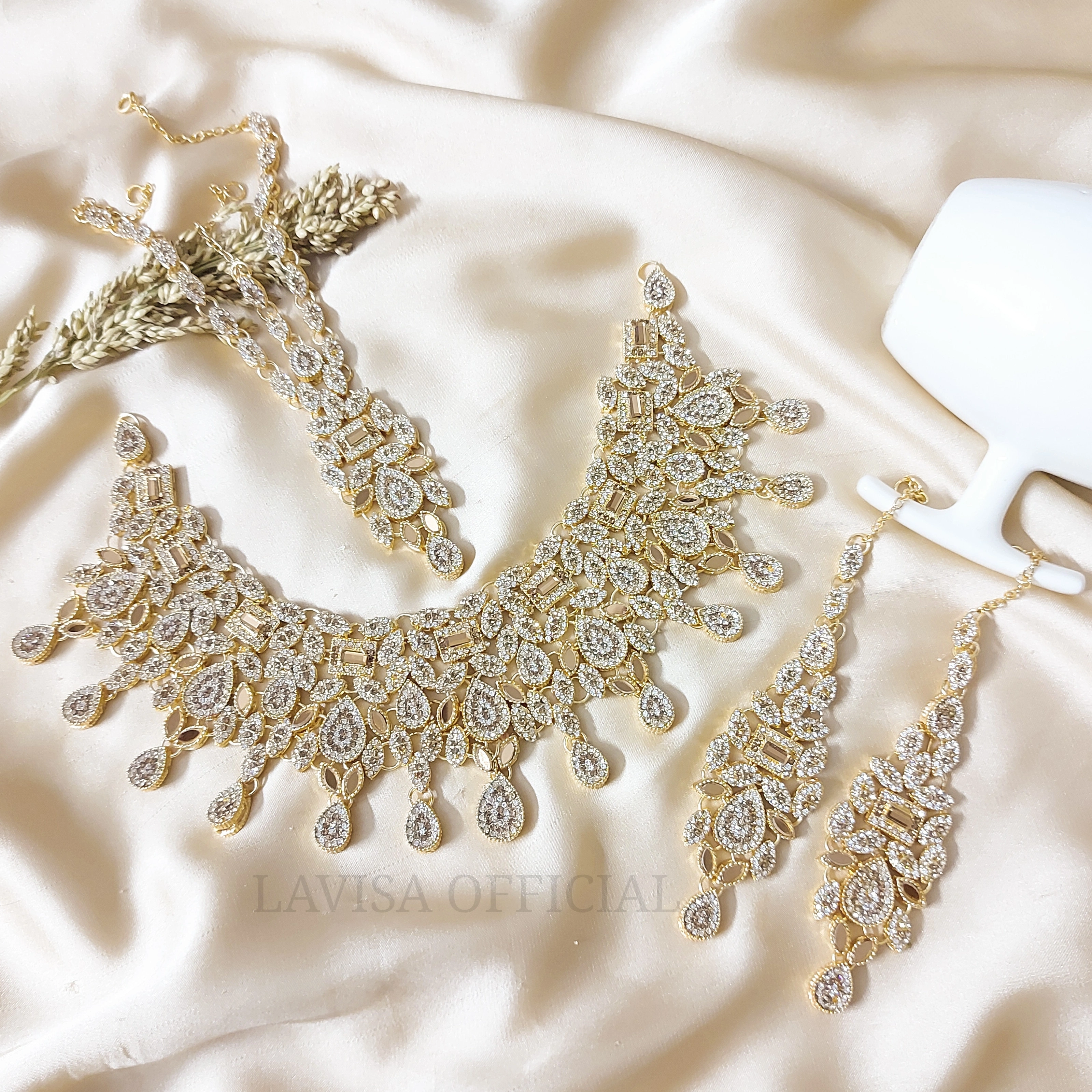 Light Gold Bridal Set