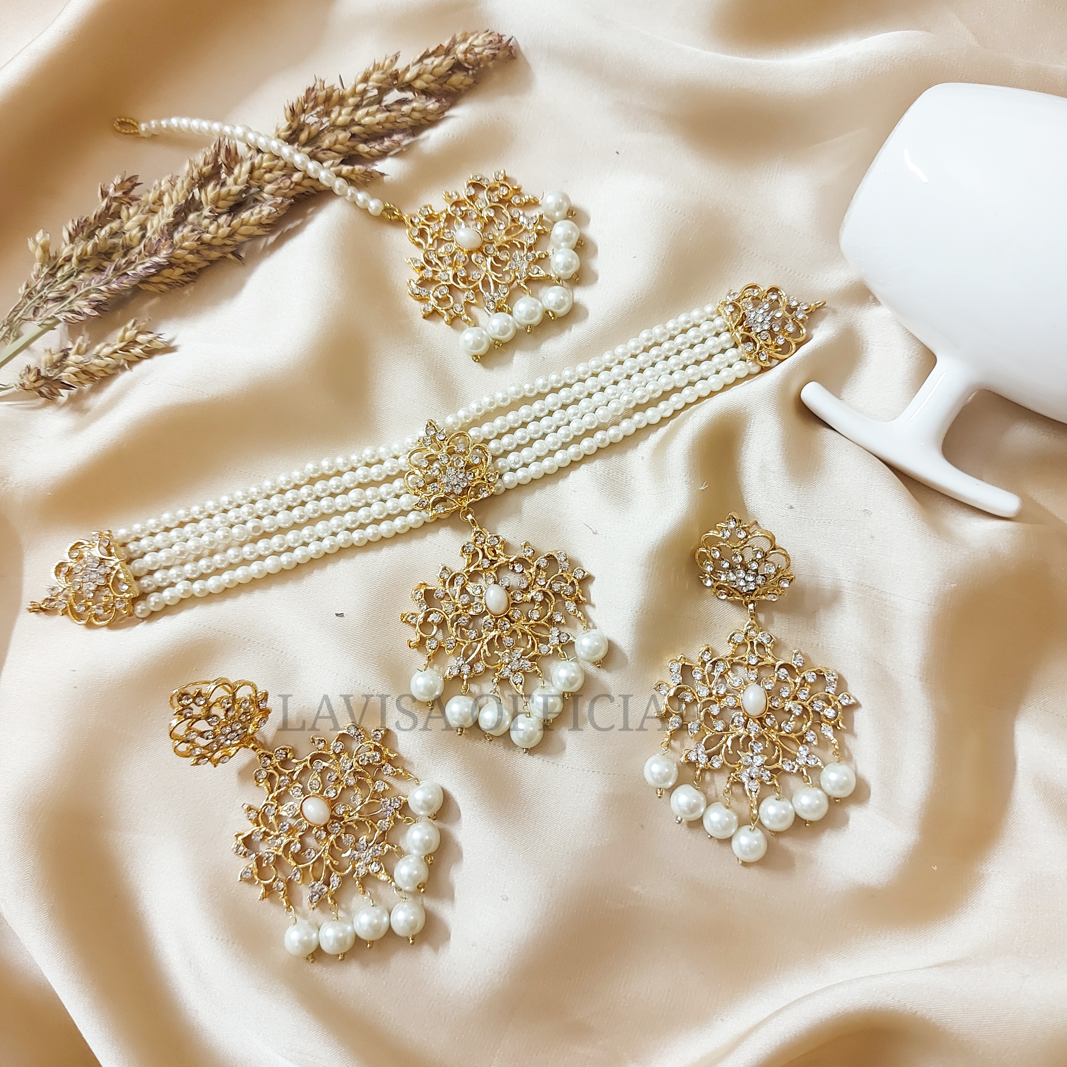 Gold plated Choker set