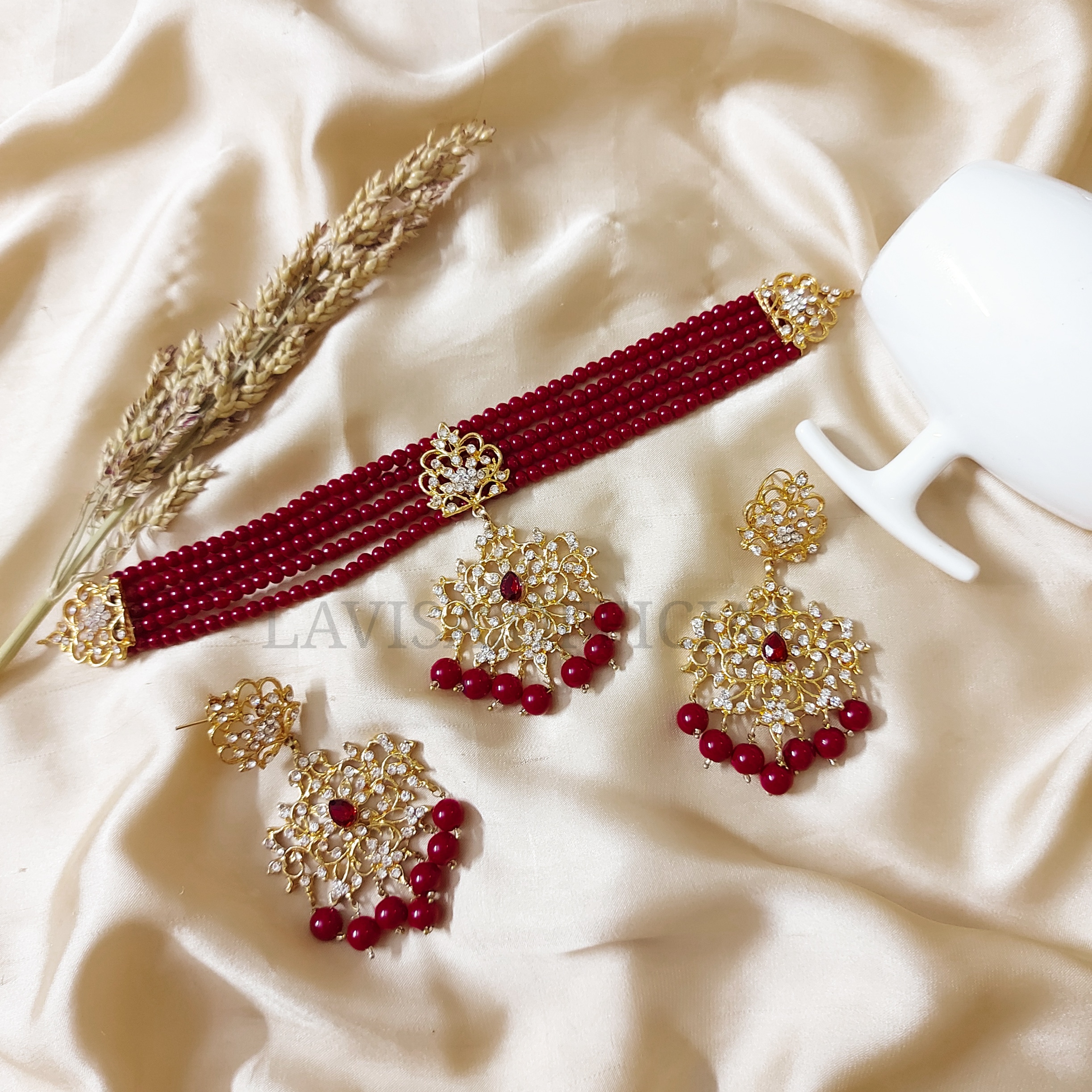 Gold plated Choker set