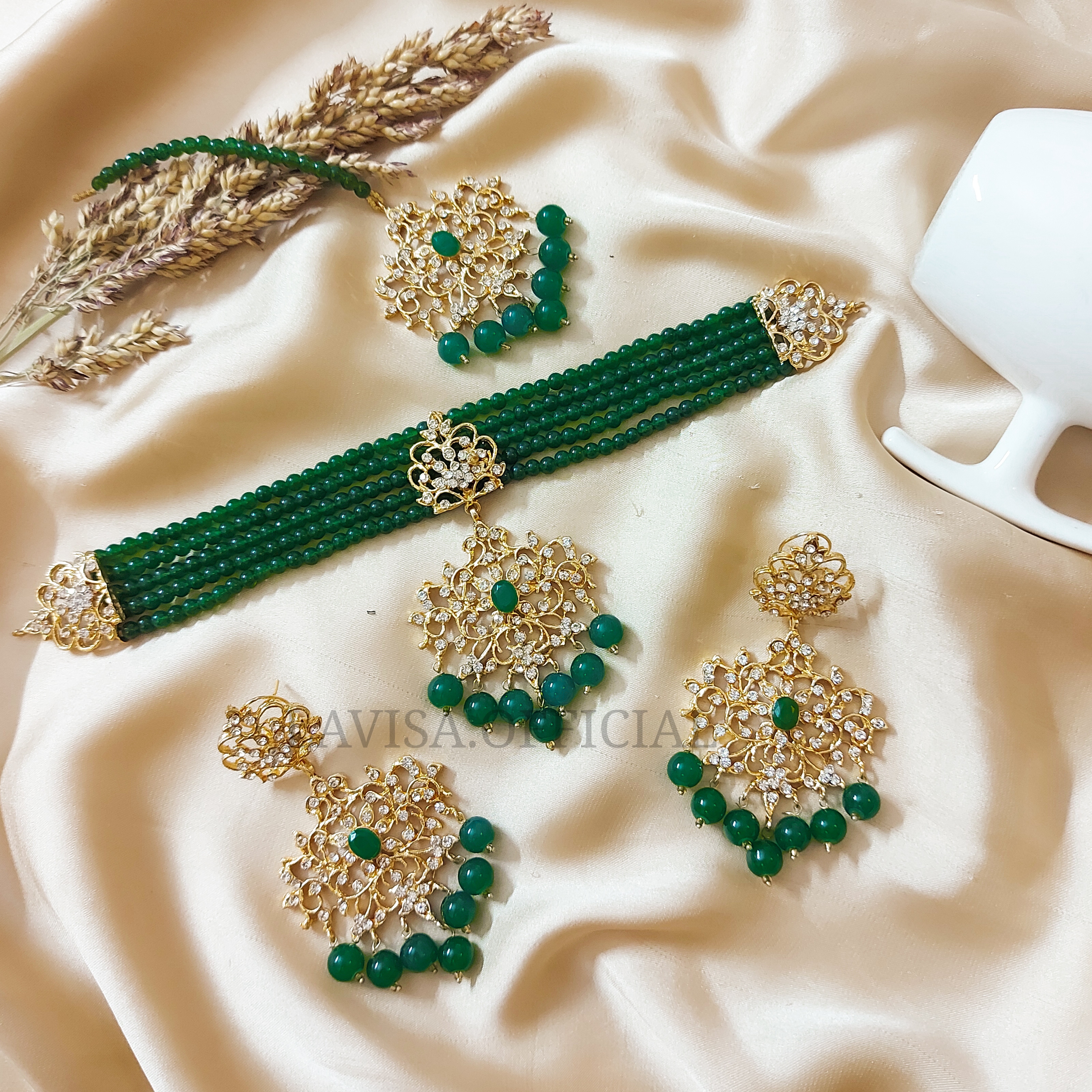 Gold plated Choker set