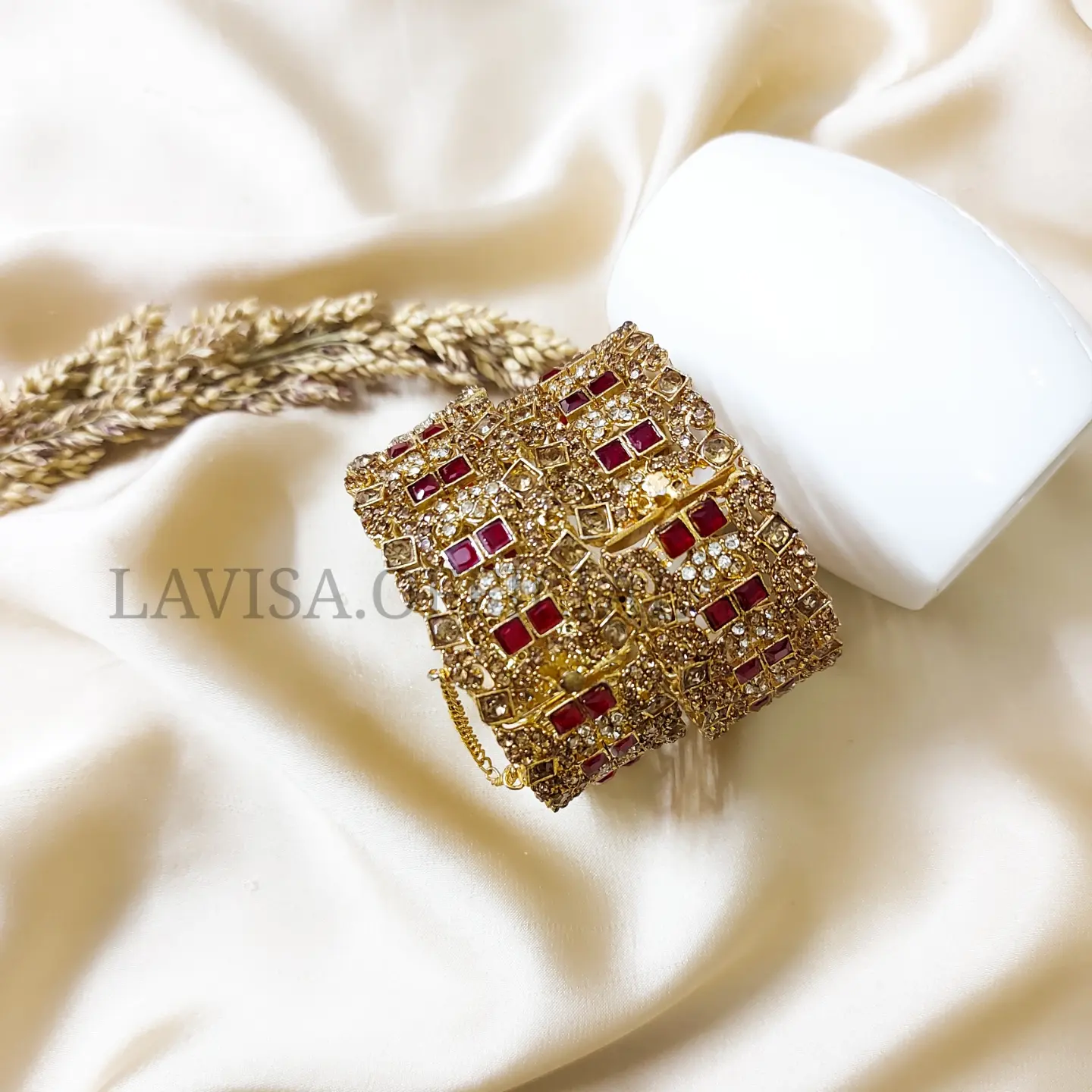Gold plated zircon Bangles