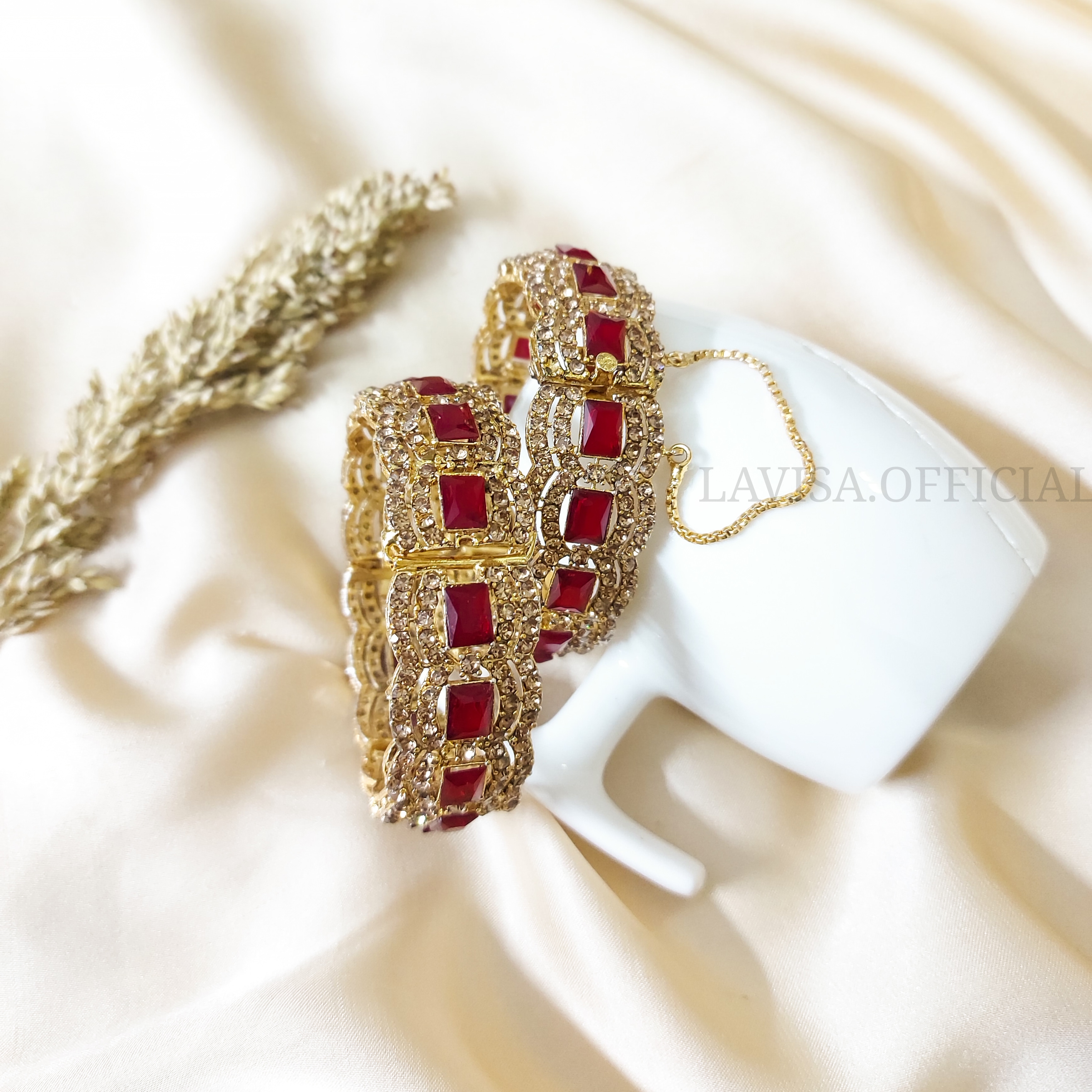 Gold Plated pair of Bangles