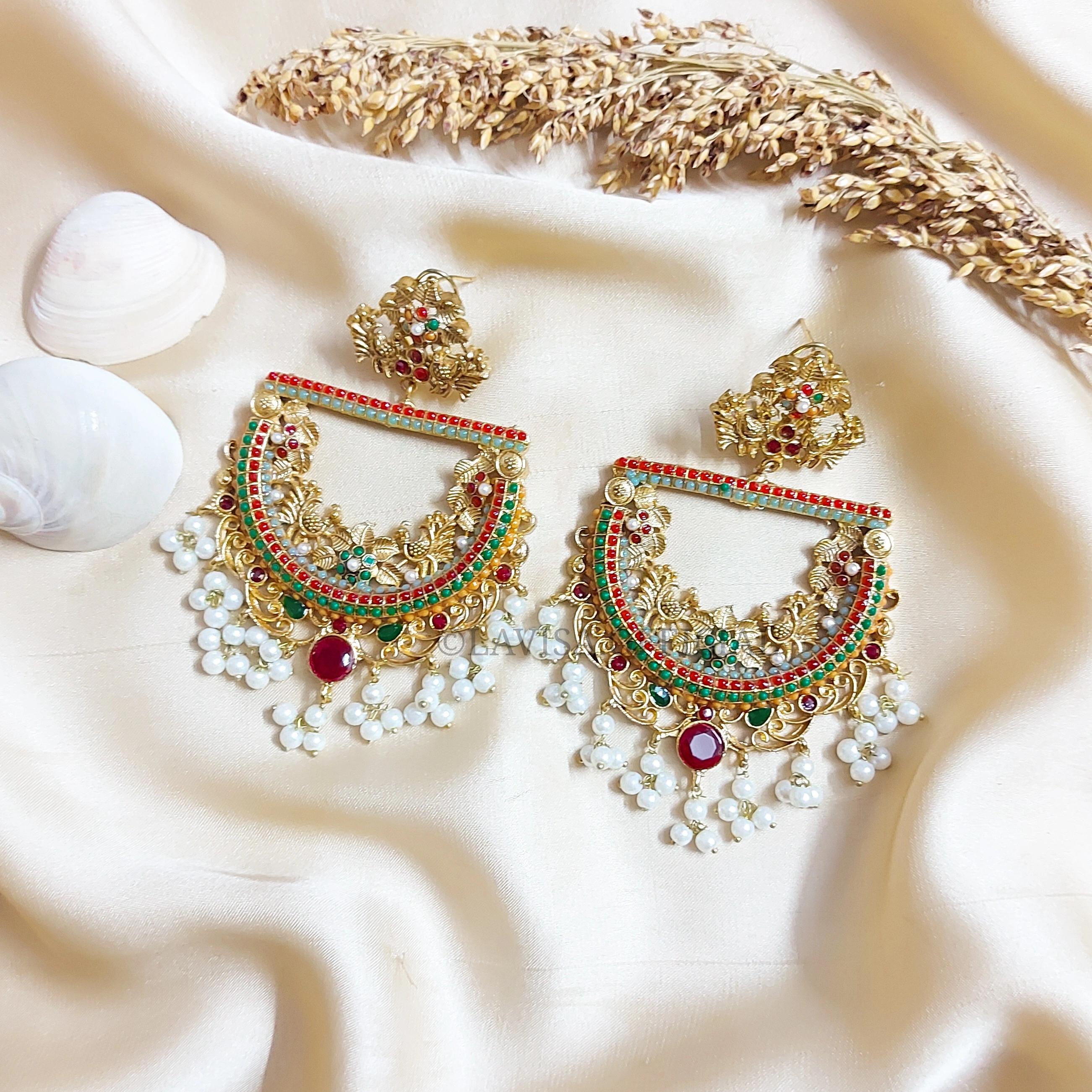 Peacock Earrings