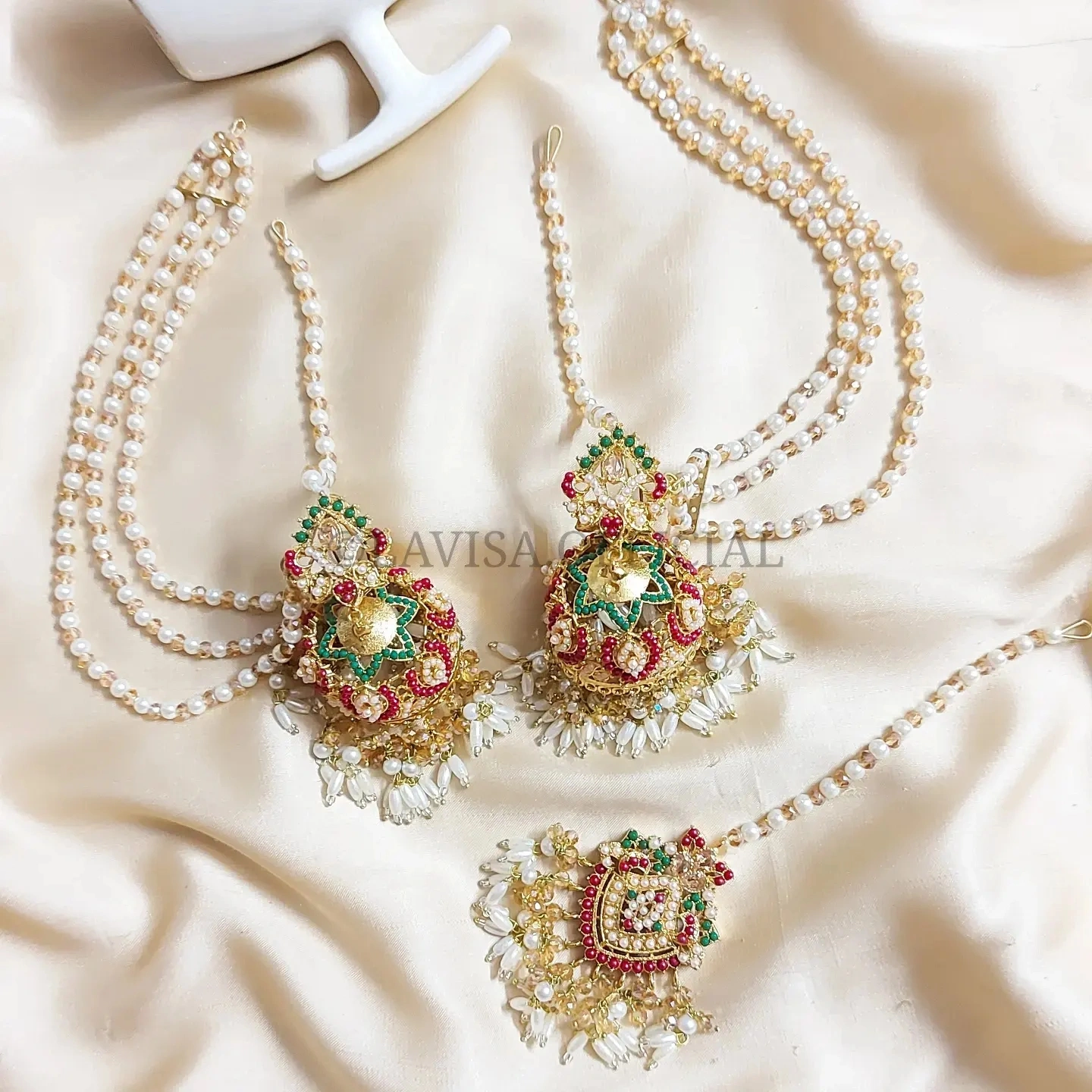 Khandani Jhumka with Tika