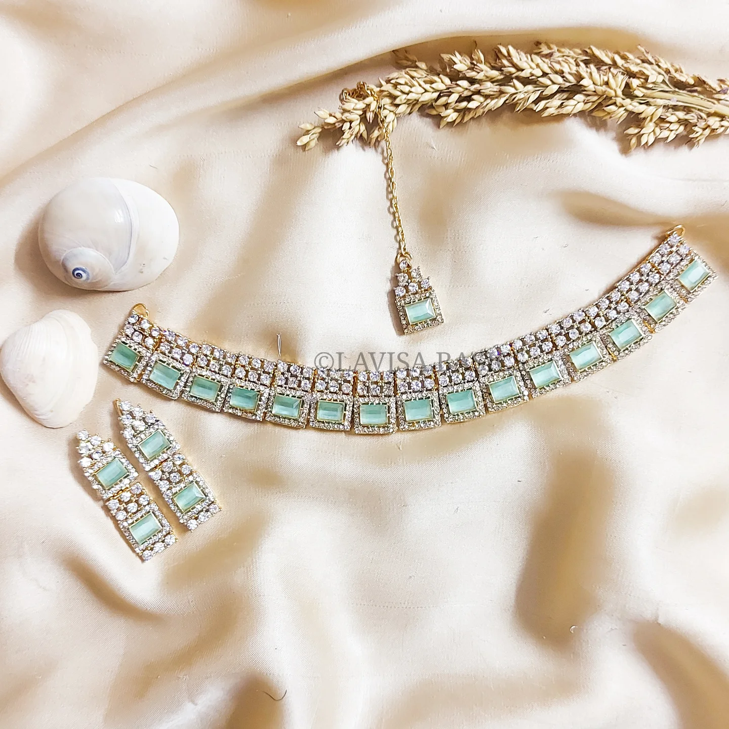 Zircon Choker Set