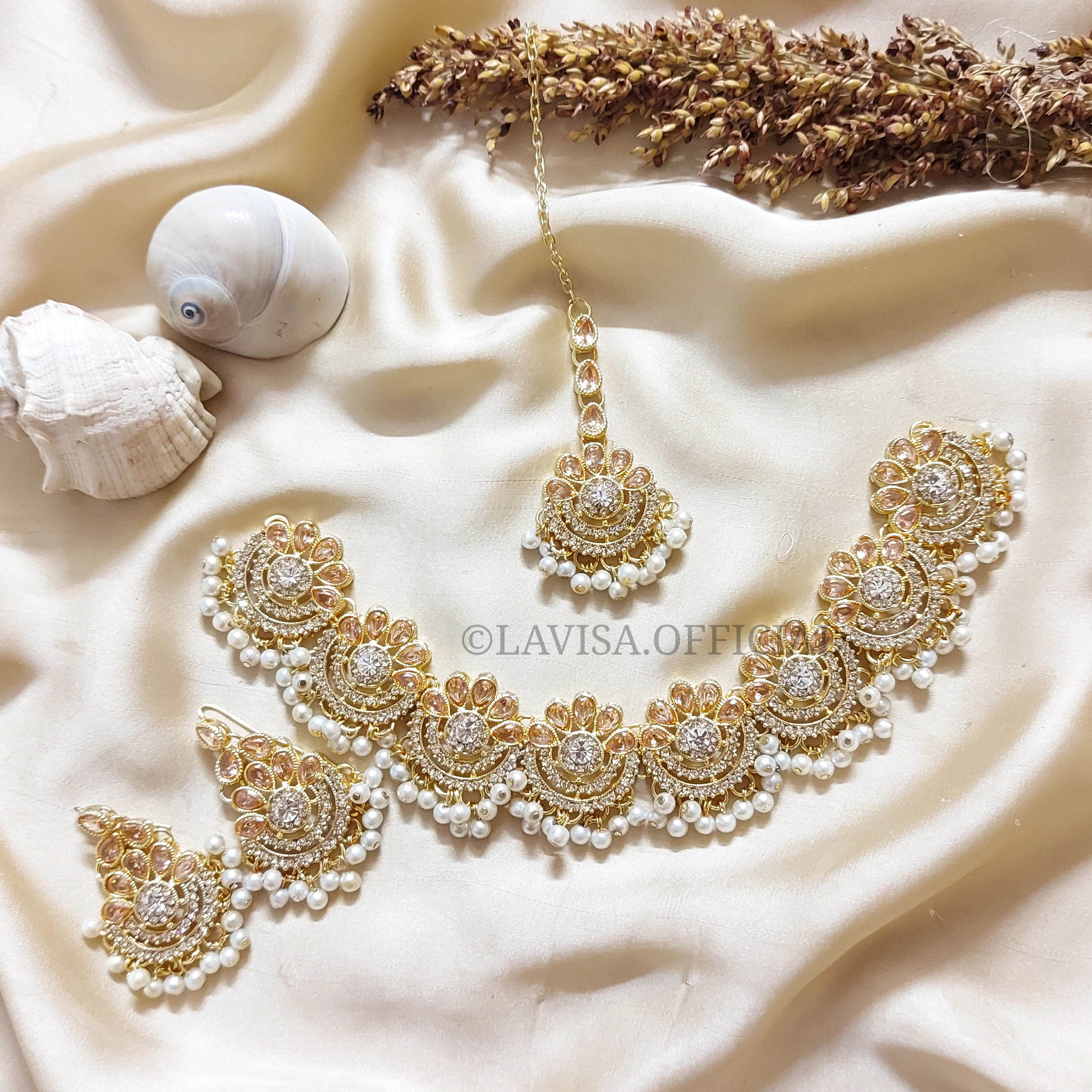 Pearl Necklace Set
