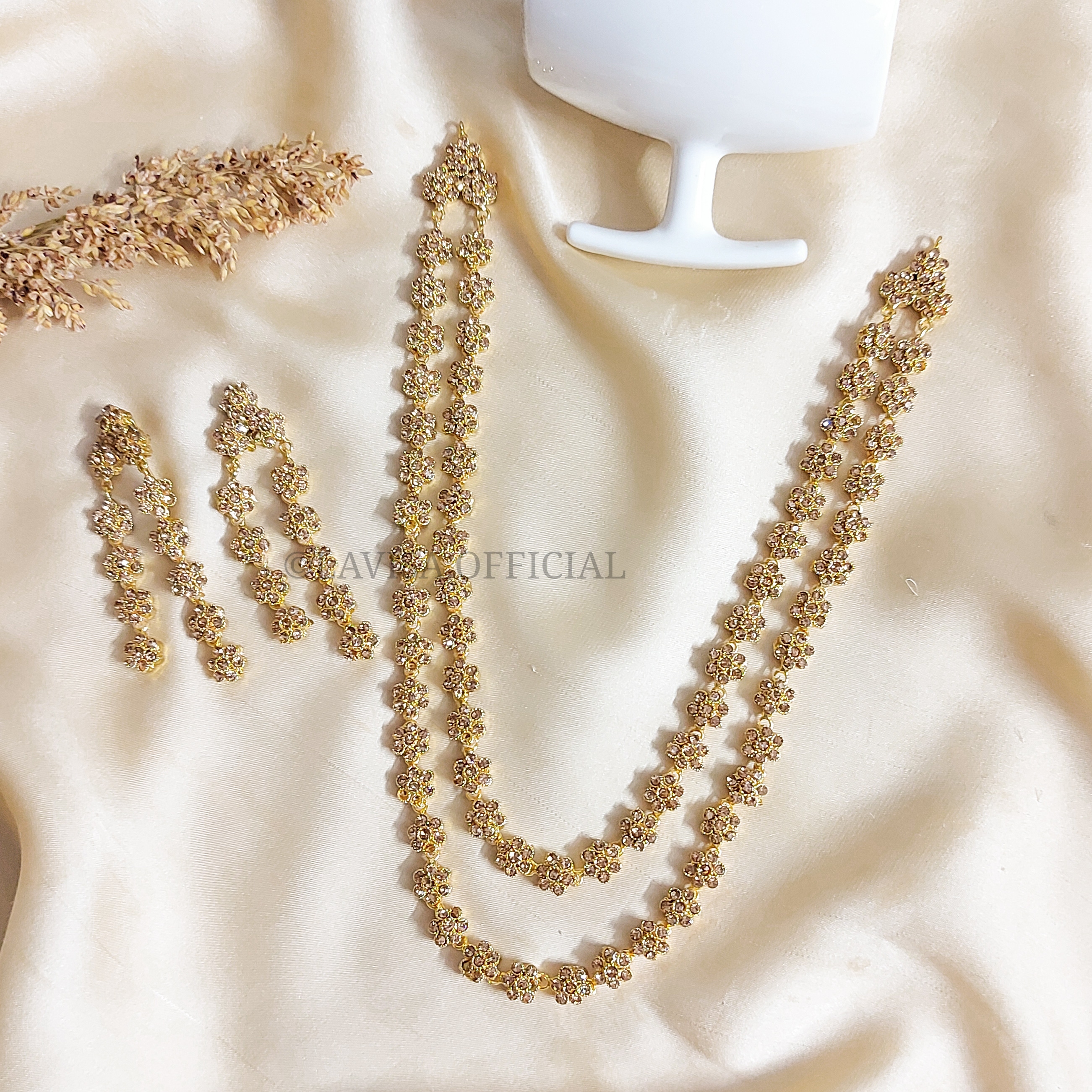 Gold Plated Mala Set