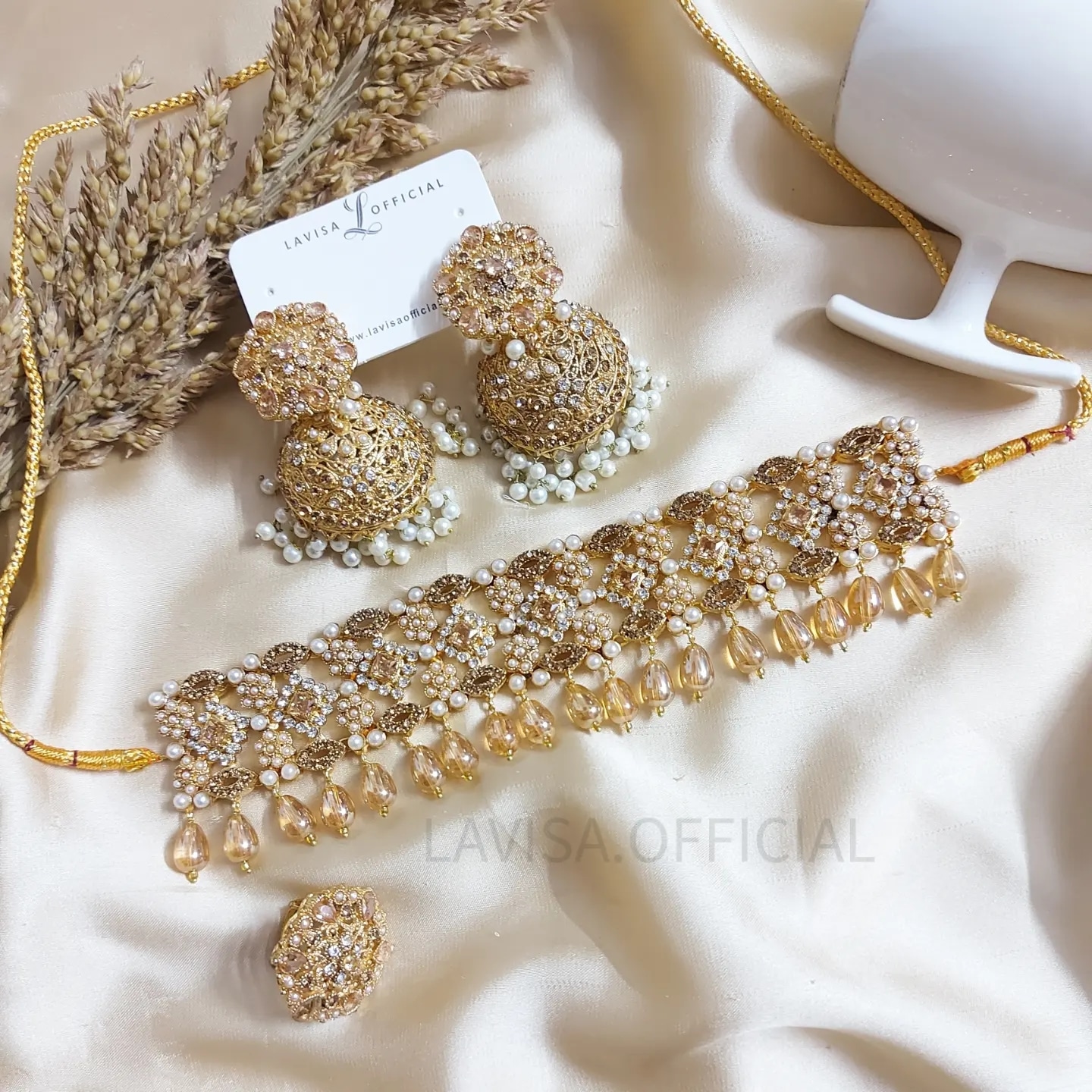 Gold Plated Choker Set