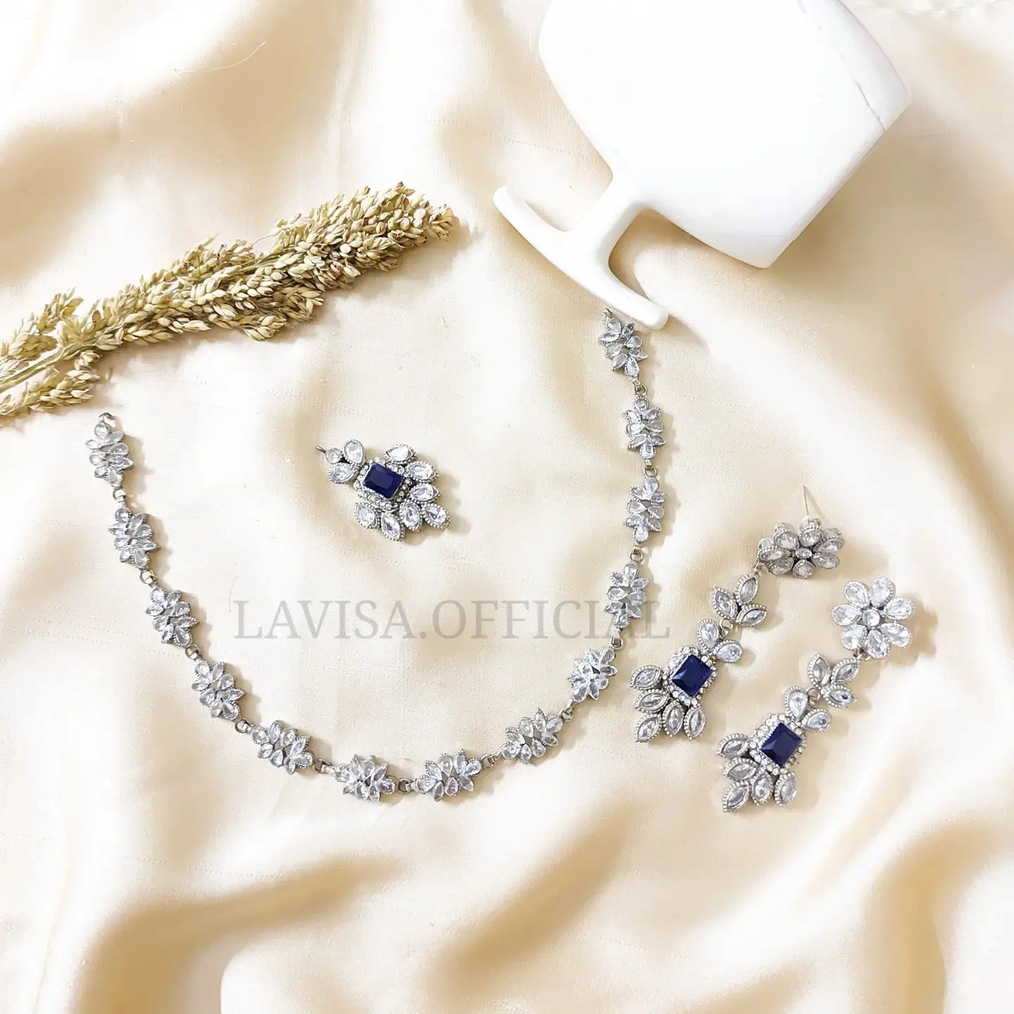 Silver Necklace Set