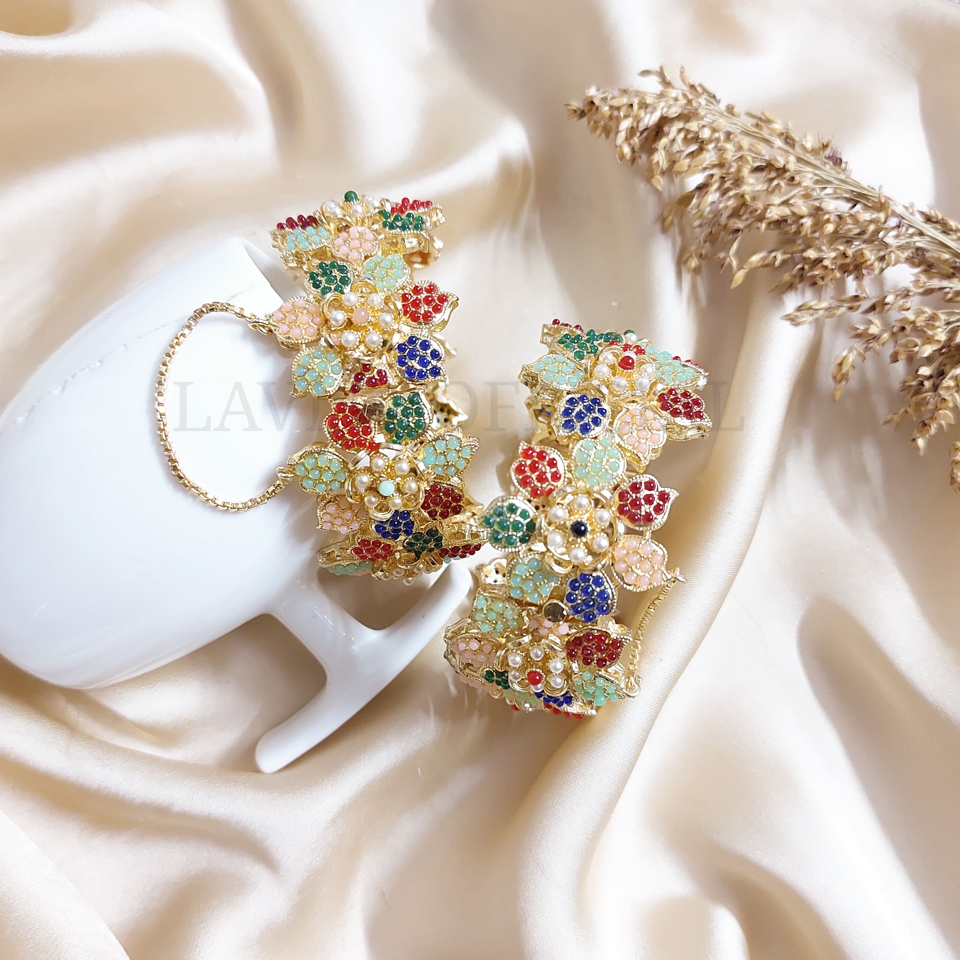 Floral Multicolor Bangles