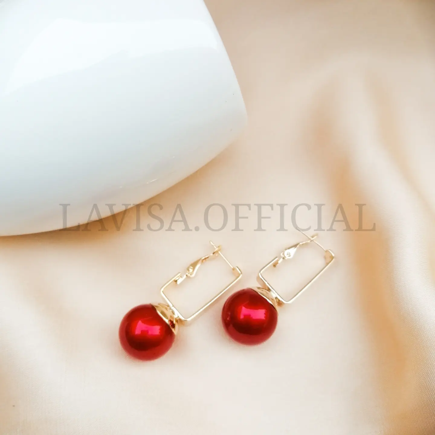 Square Hoop Studs