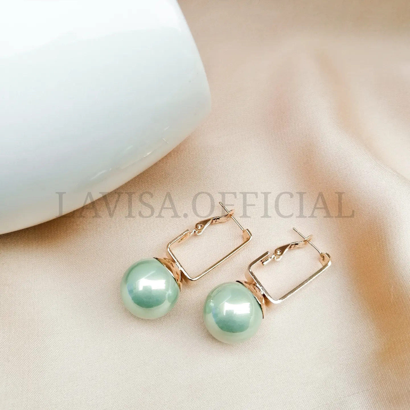 Square Hoop Studs