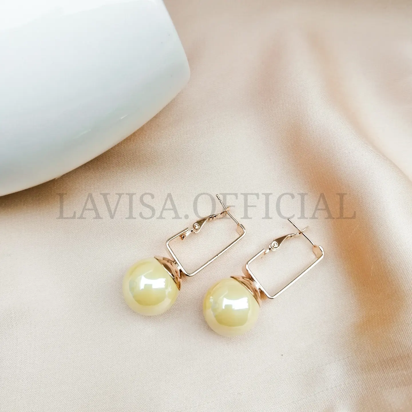 Square Hoop Studs