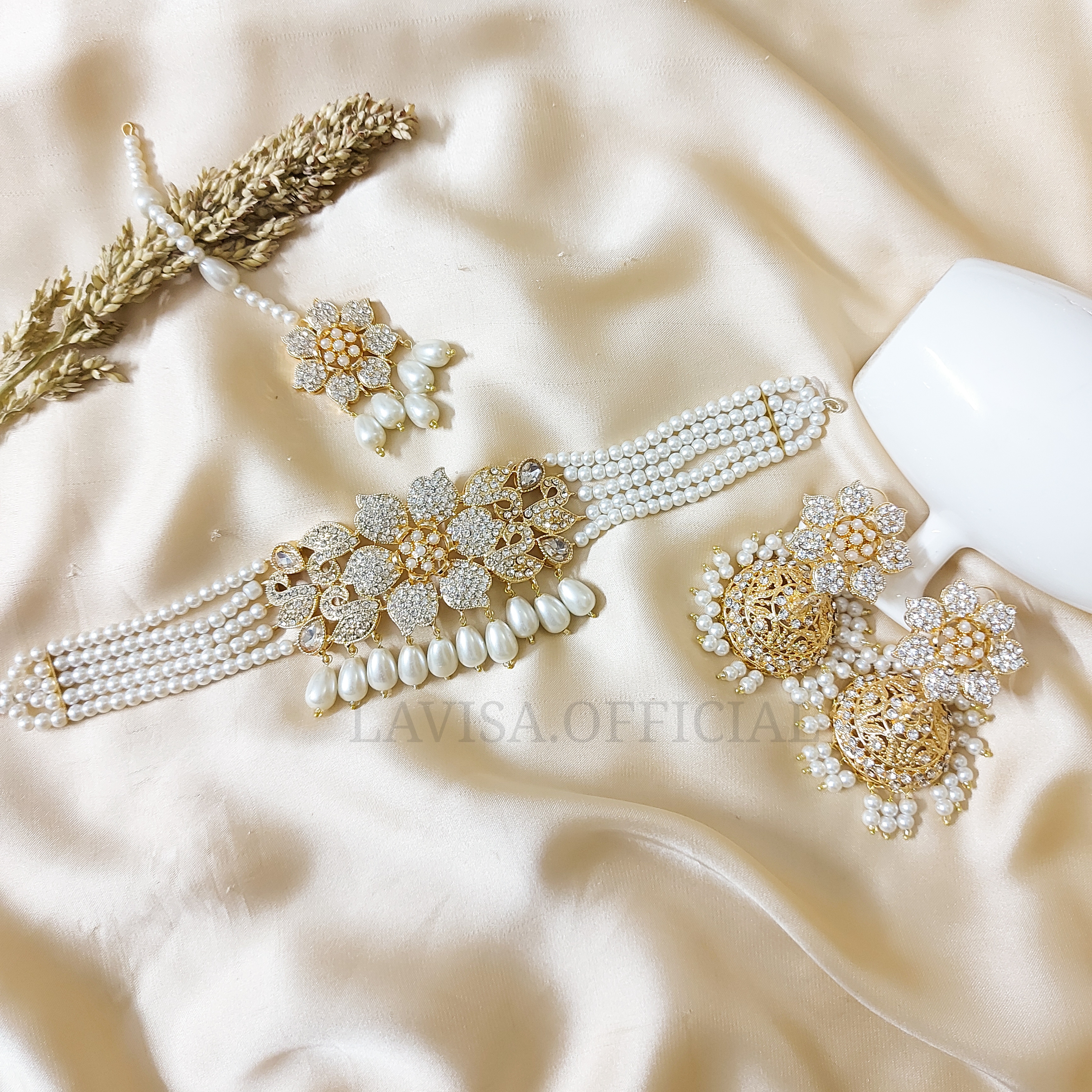 Gold Plated Choker Set