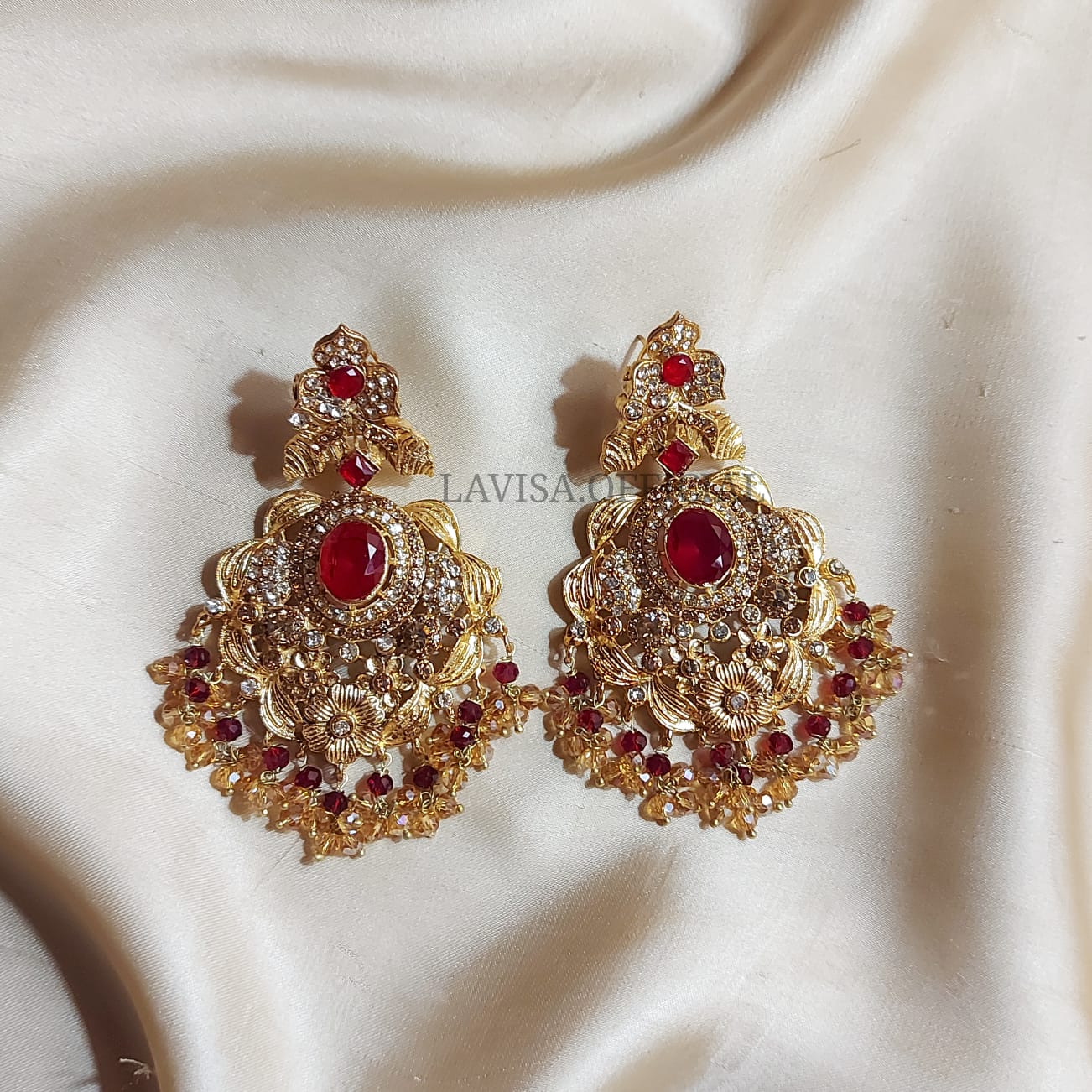 Gold Plated Handmade Earrings