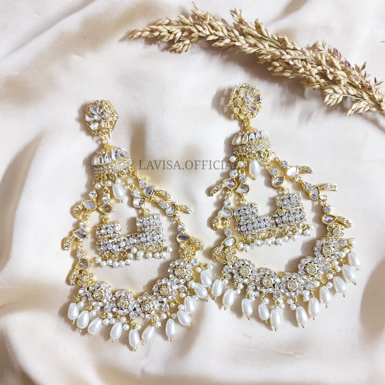 Handmade Kundan Earrings