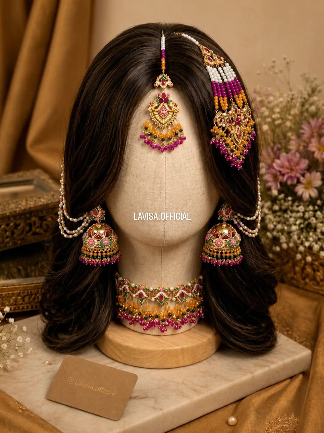Bridal Choker Jewelry Set