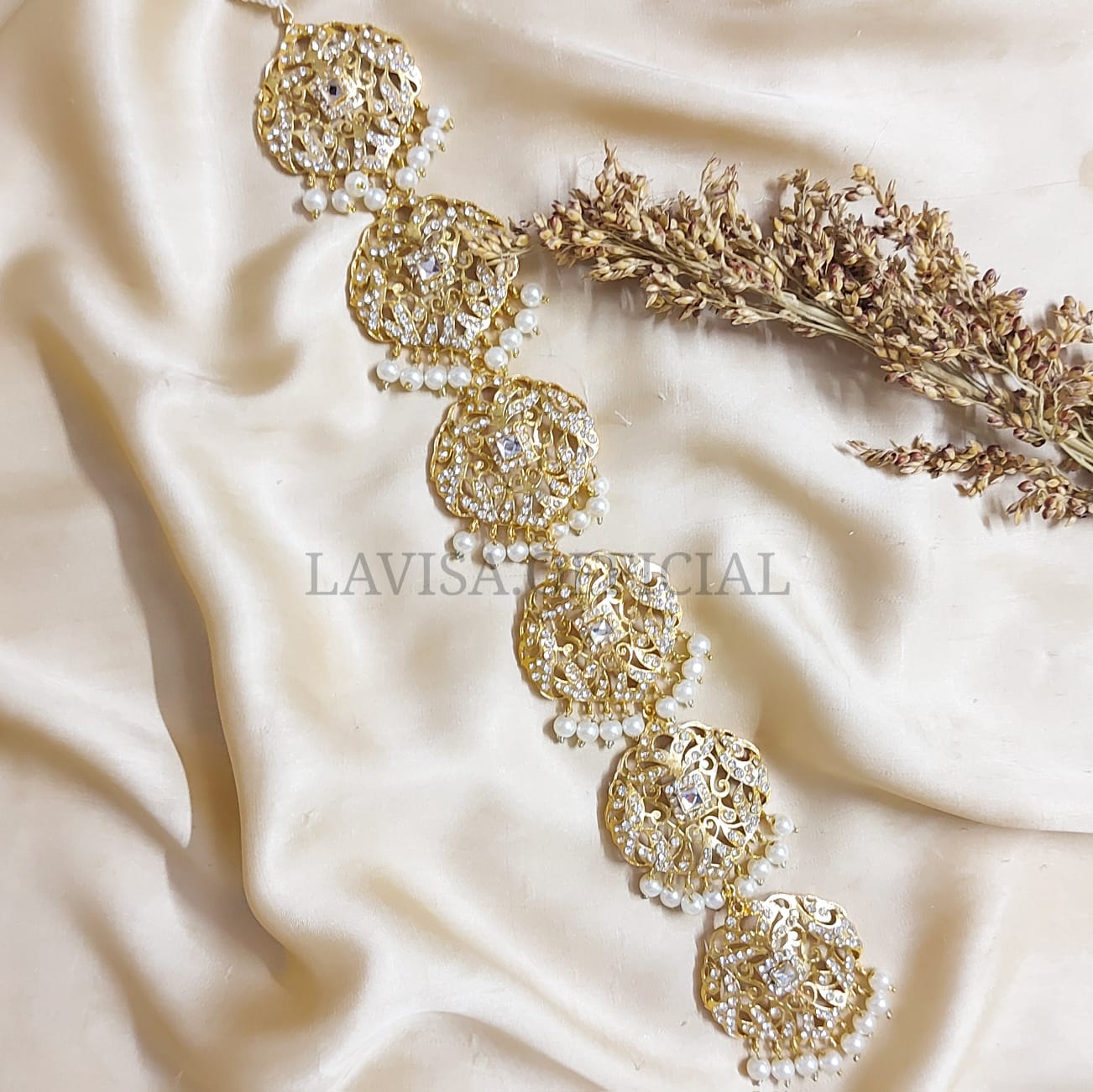 Gold Plated Hyderbadi Paranda