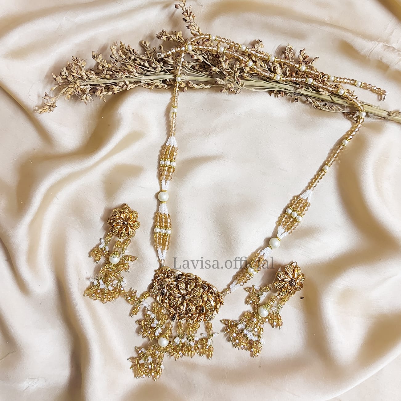 Gold Plated Short Mala Set 