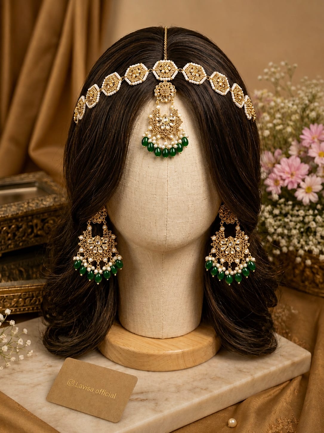 Handmade SheeshPatti with Earrings