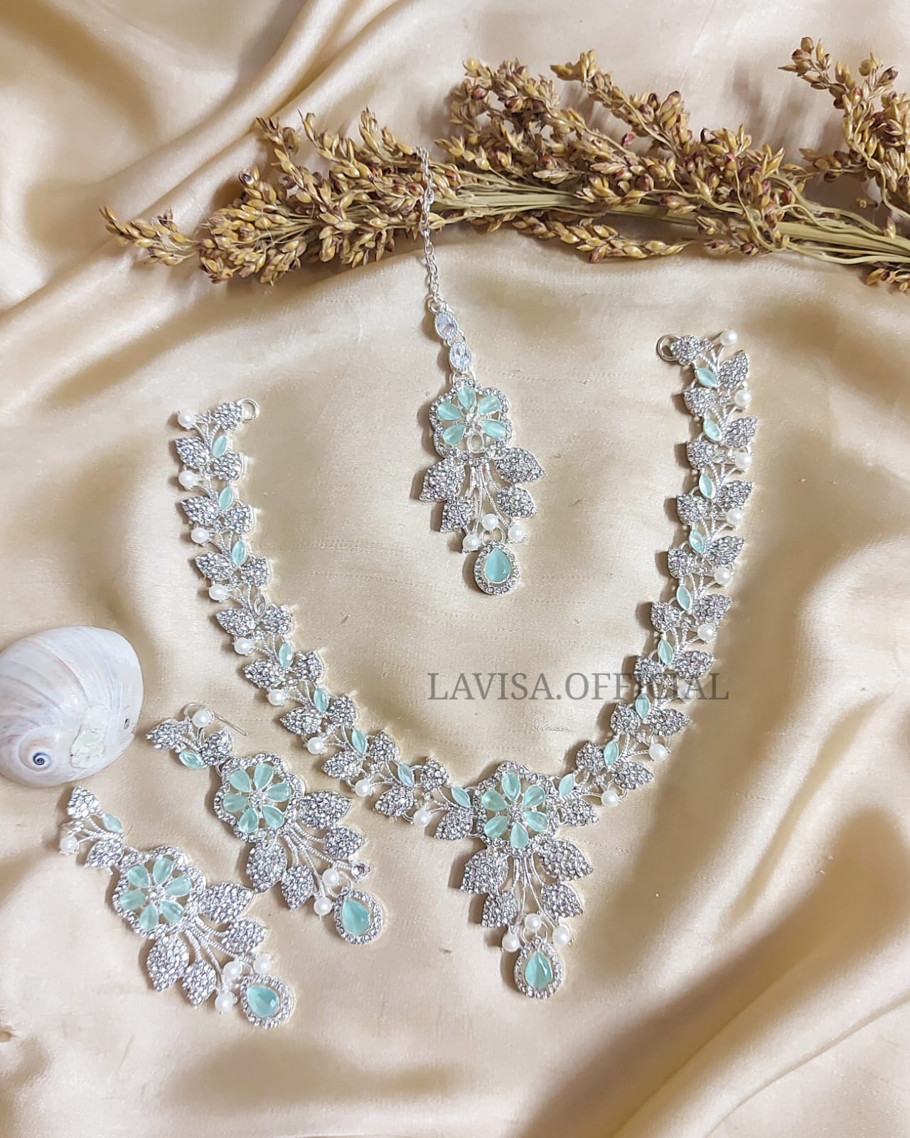 Party Wear 3D Necklace Set