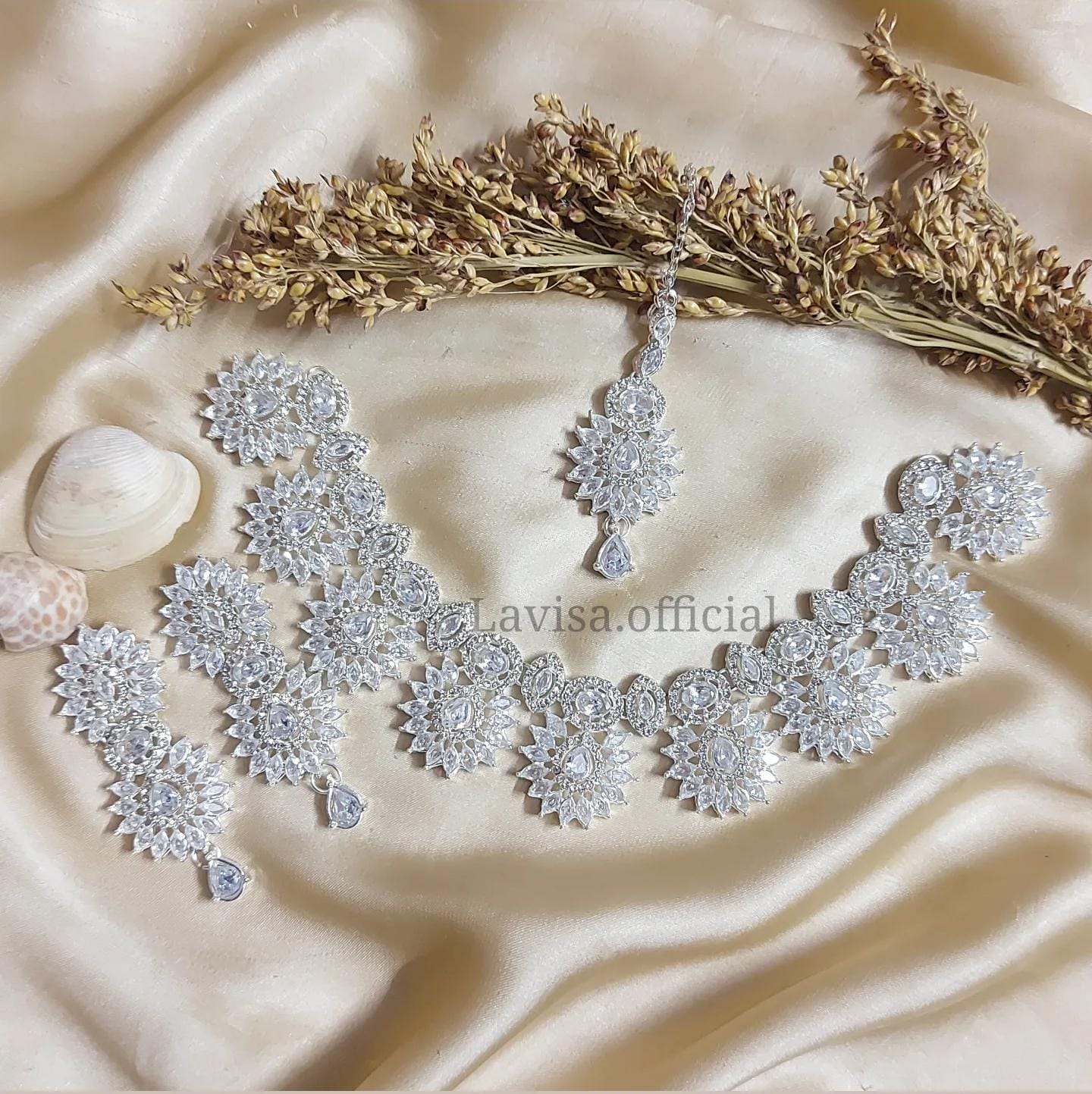 Gold Plated Oval Necklace 