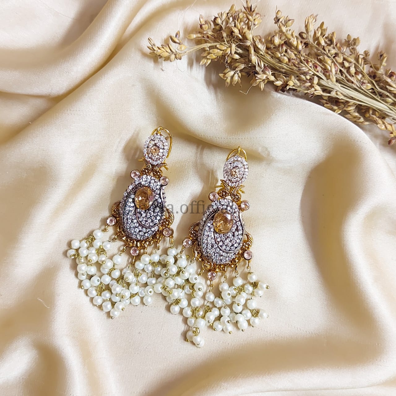 Handmade Pearl Earrings