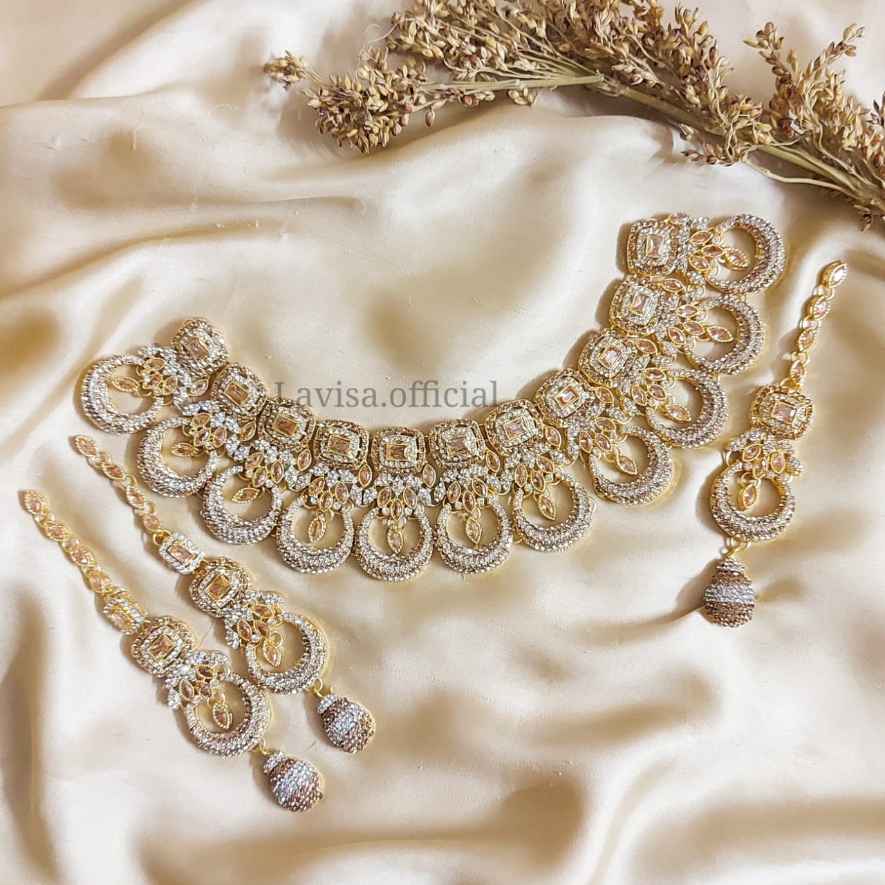 Gold Plated Necklace Set 