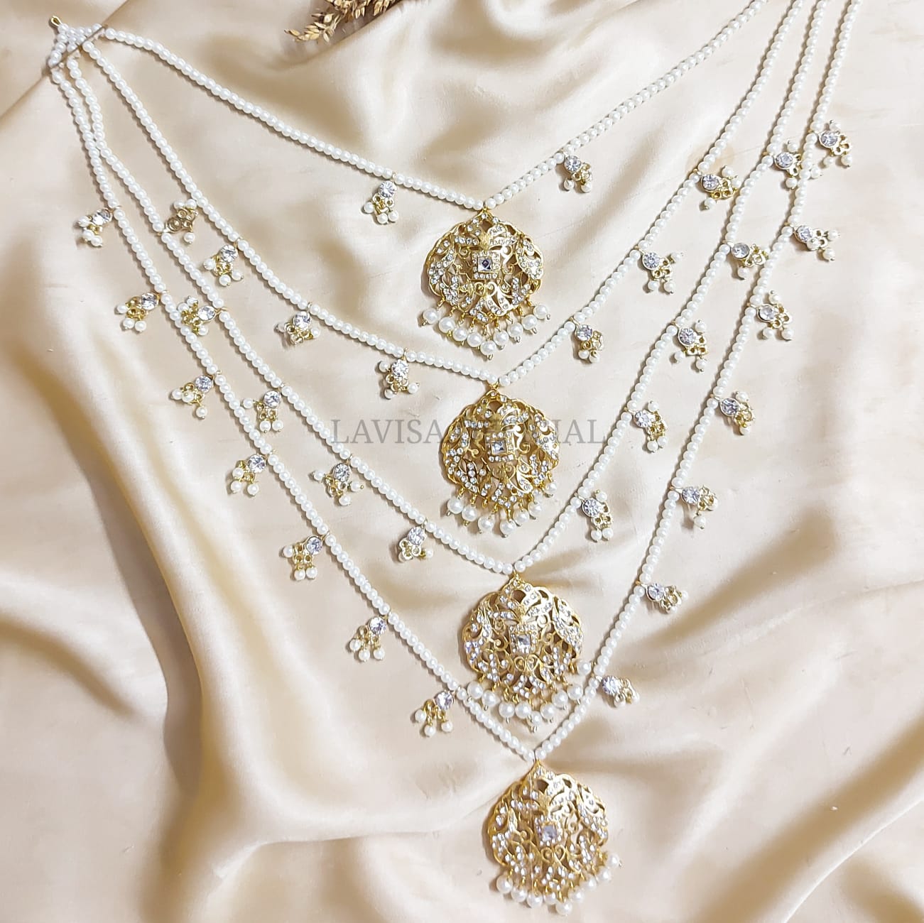 Gold Plated Hyderabadi Mala