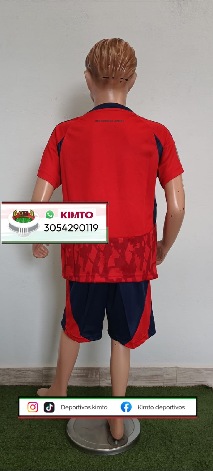 UNIFORME DEL DIM - MEDELLÍN LOCAL 2025 ROJO