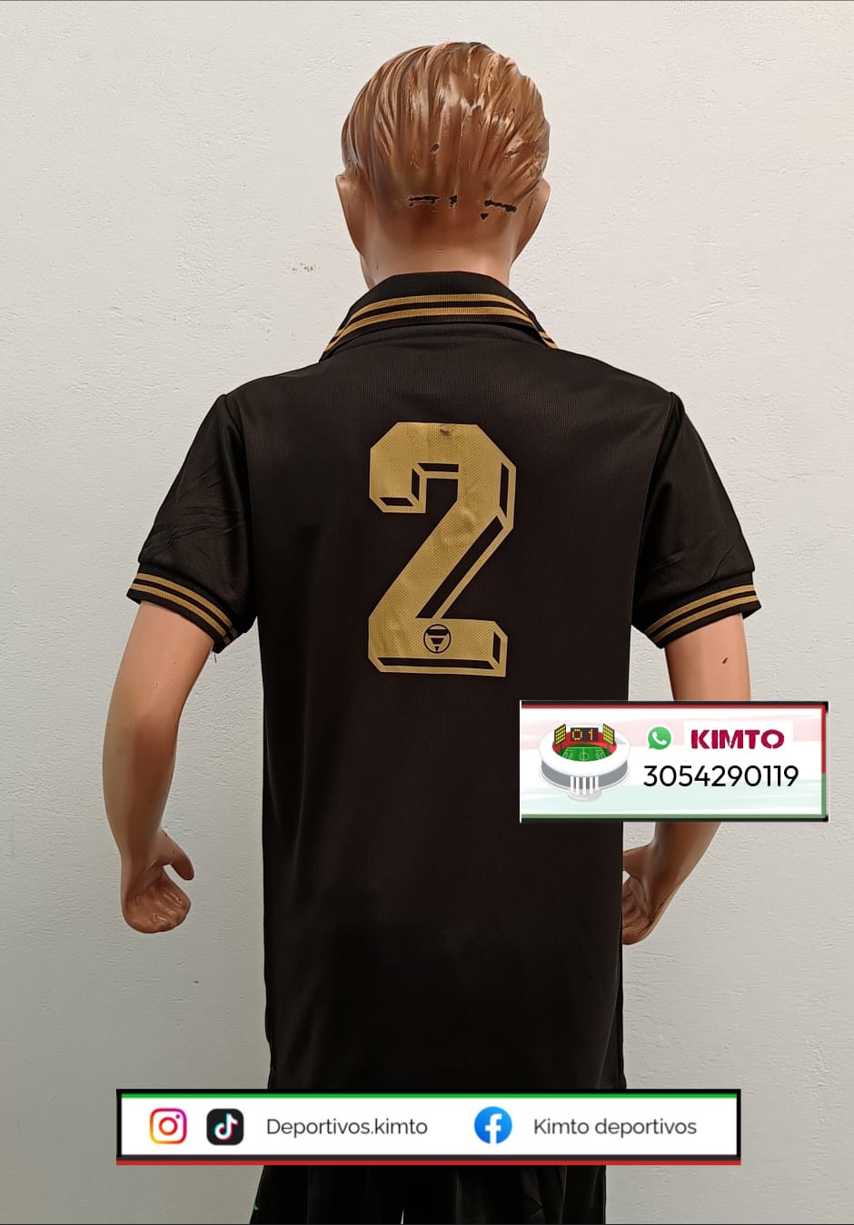 CAMISETA ATLÉTICO NACIONAL RETRO SAM NEGRA 