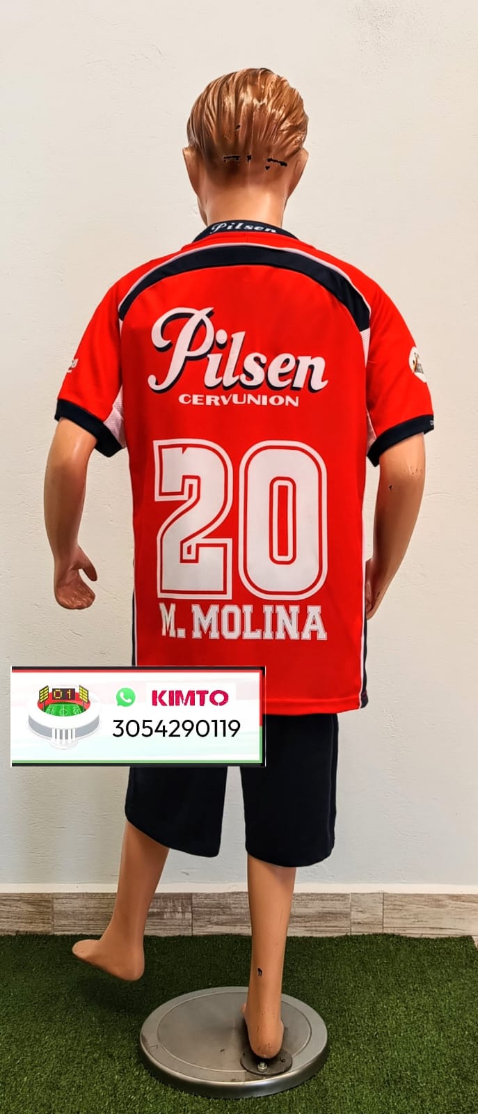 UNIFORME DEL DIM - MEDELLÍN RETRO PILSEN 2003 ROJO 