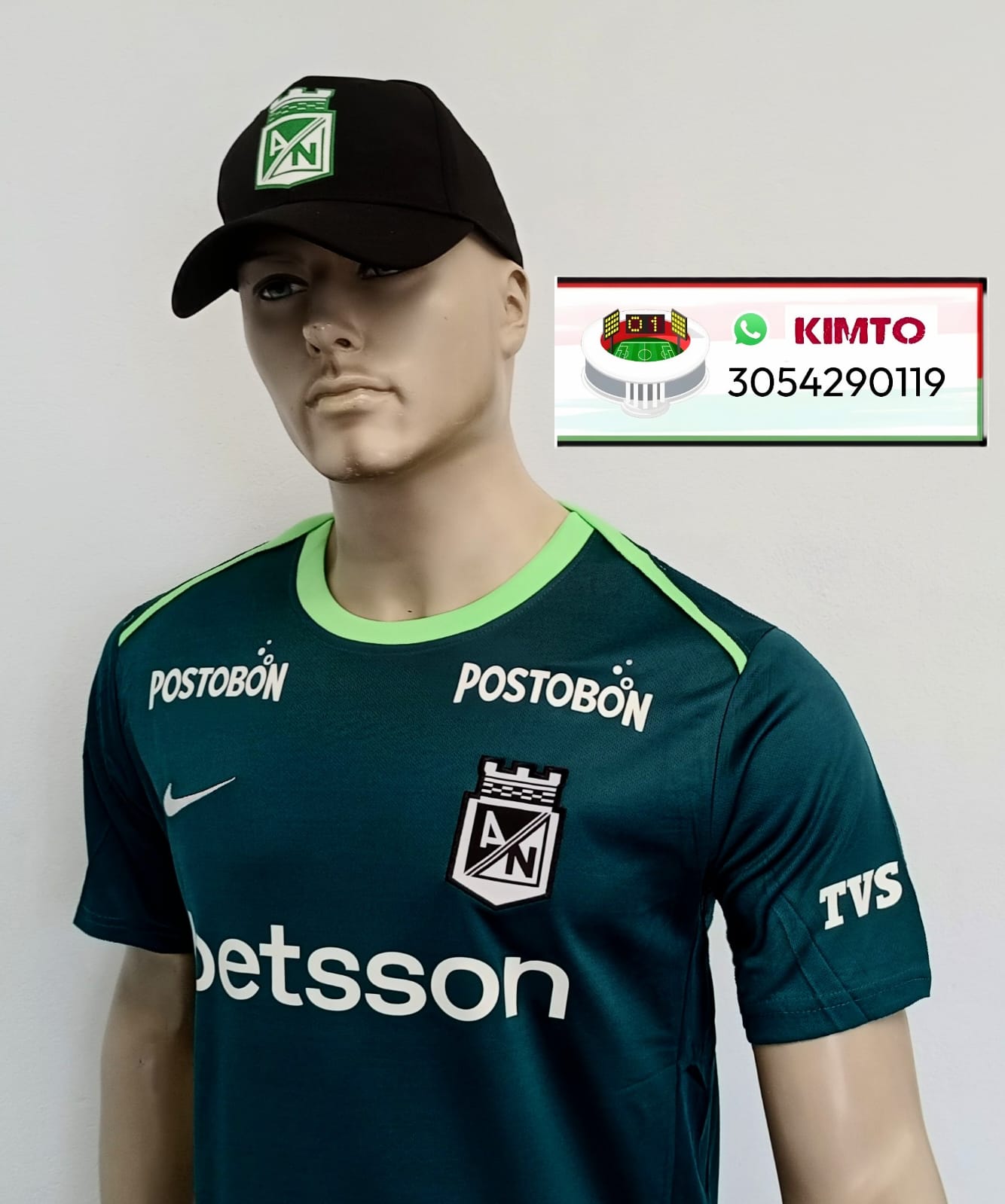 CAMISETA ATLÉTICO NACIONAL ENTRENAMIENTO ARQUERO 2025