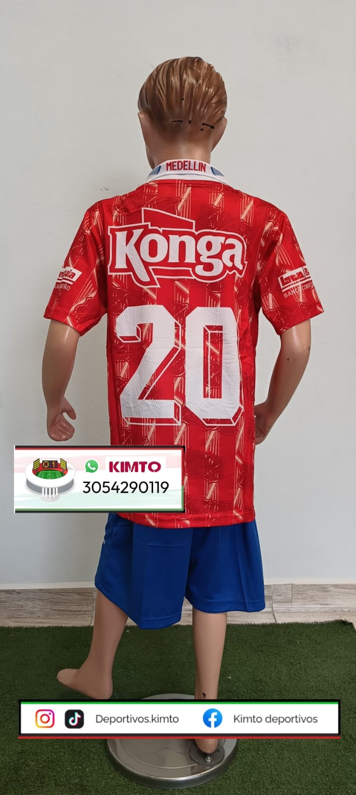 UNIFORME DEL DIM - MEDELÍN RETRO KONGA 1994 