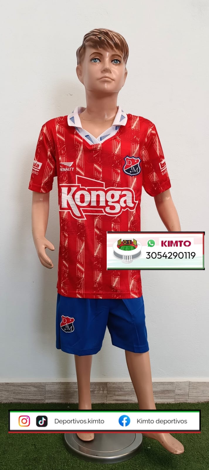 UNIFORME DEL DIM - MEDELÍN RETRO KONGA 1994 