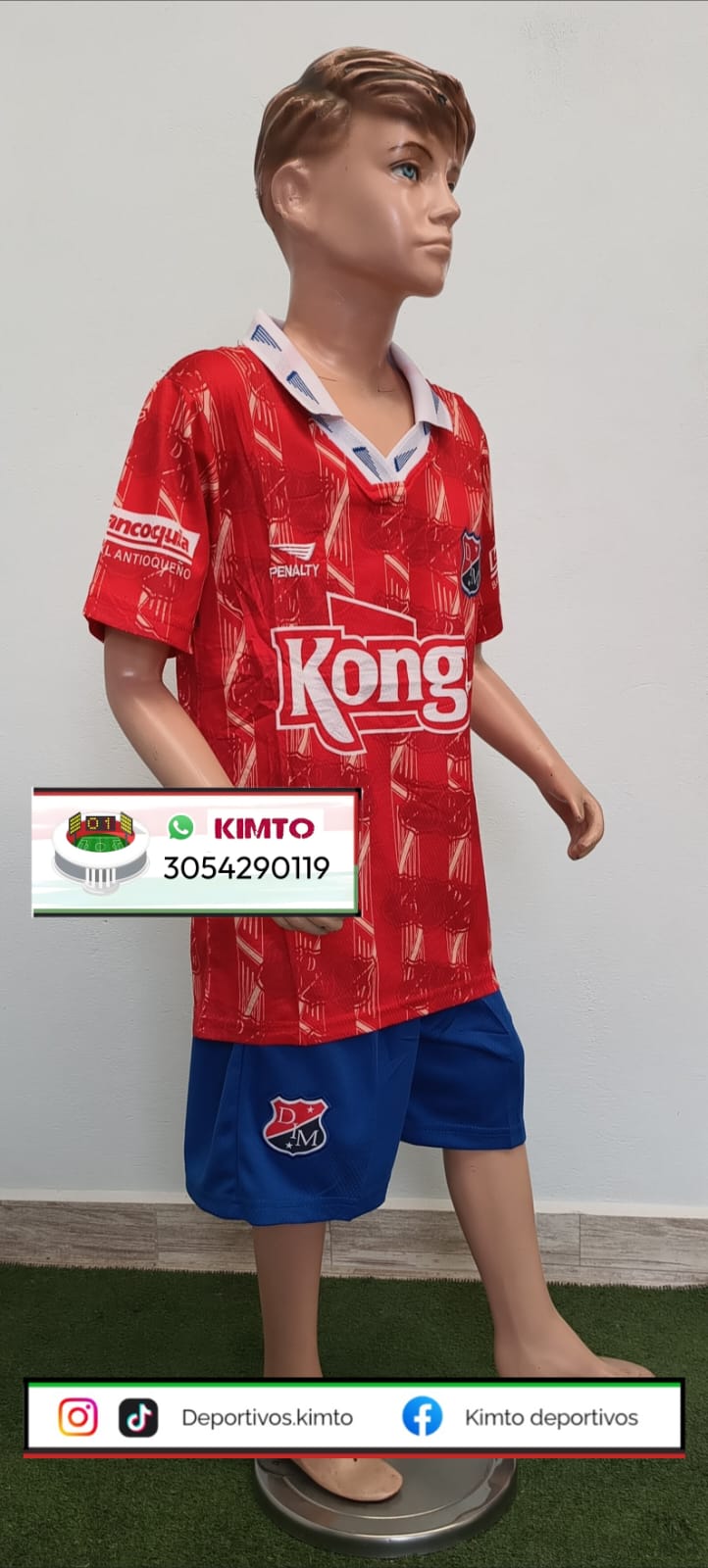 UNIFORME DEL DIM - MEDELÍN RETRO KONGA 1994 