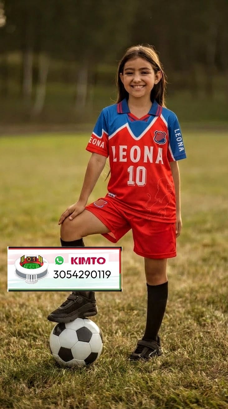 UNIFORME DEL DIM - MEDELLÍN RETRO LEONA 1996 ROJO 