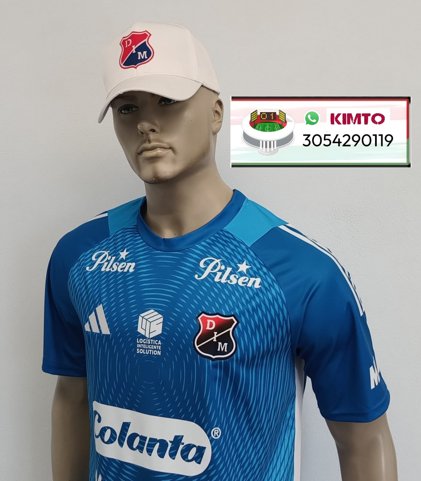 CAMISETA ARQUERO DEL DIM - MEDELLÍN AZUL CELESTE