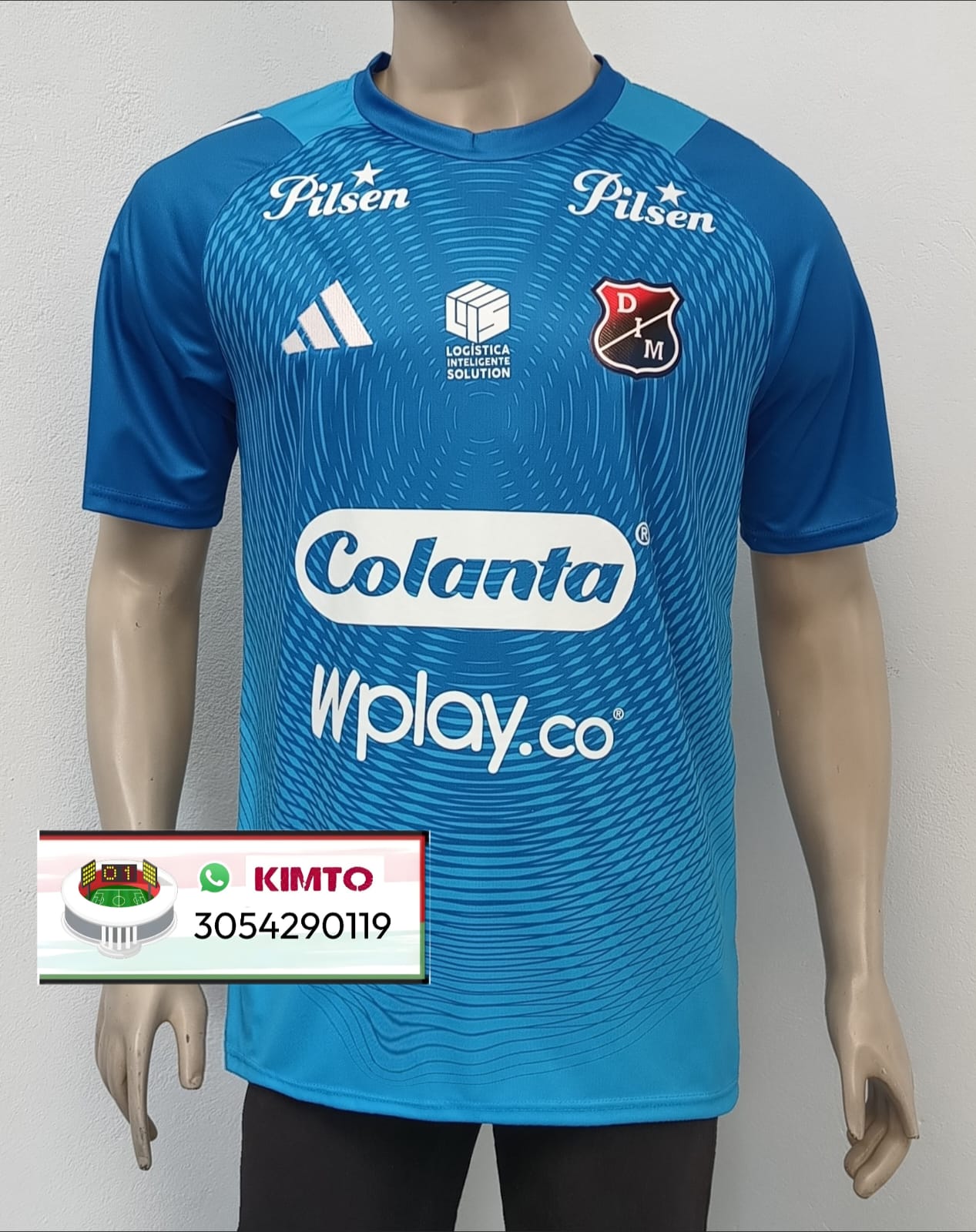 CAMISETA ARQUERO DEL DIM - MEDELLÍN AZUL CELESTE