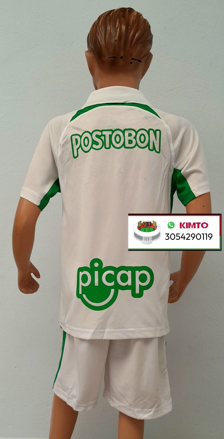 UNIFORME ATLÉTICO NACIONAL VISITANTE BLANCO 2024