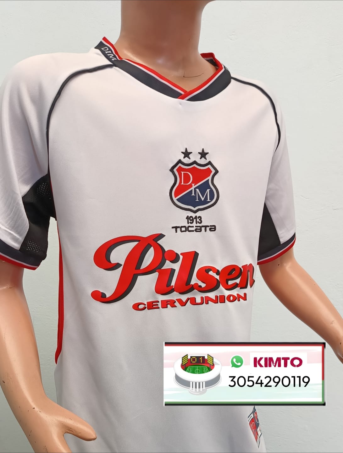 UNIFORME DEL DIM - MEDELLÍN  RETRO PILSEN 2002 BLANCO 
