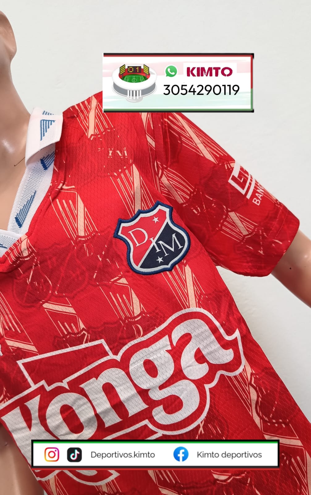 UNIFORME DEL DIM - MEDELÍN RETRO KONGA 1994 