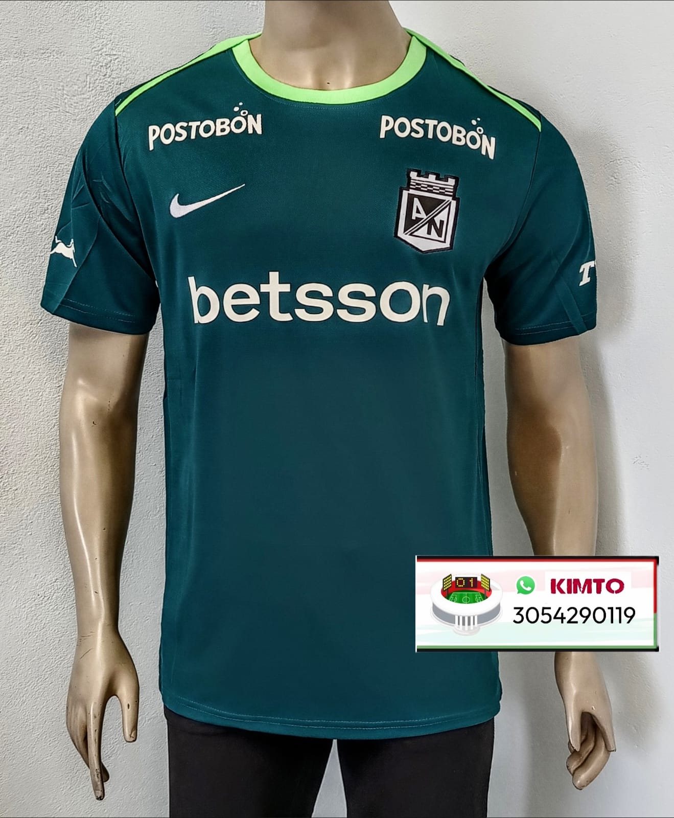 CAMISETA ATLÉTICO NACIONAL ENTRENAMIENTO ARQUERO 2025
