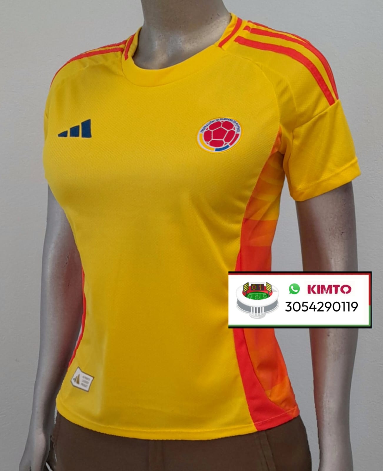 CAMISETA SELECCION COLOMBIA AMARILLA LOCAL 2024